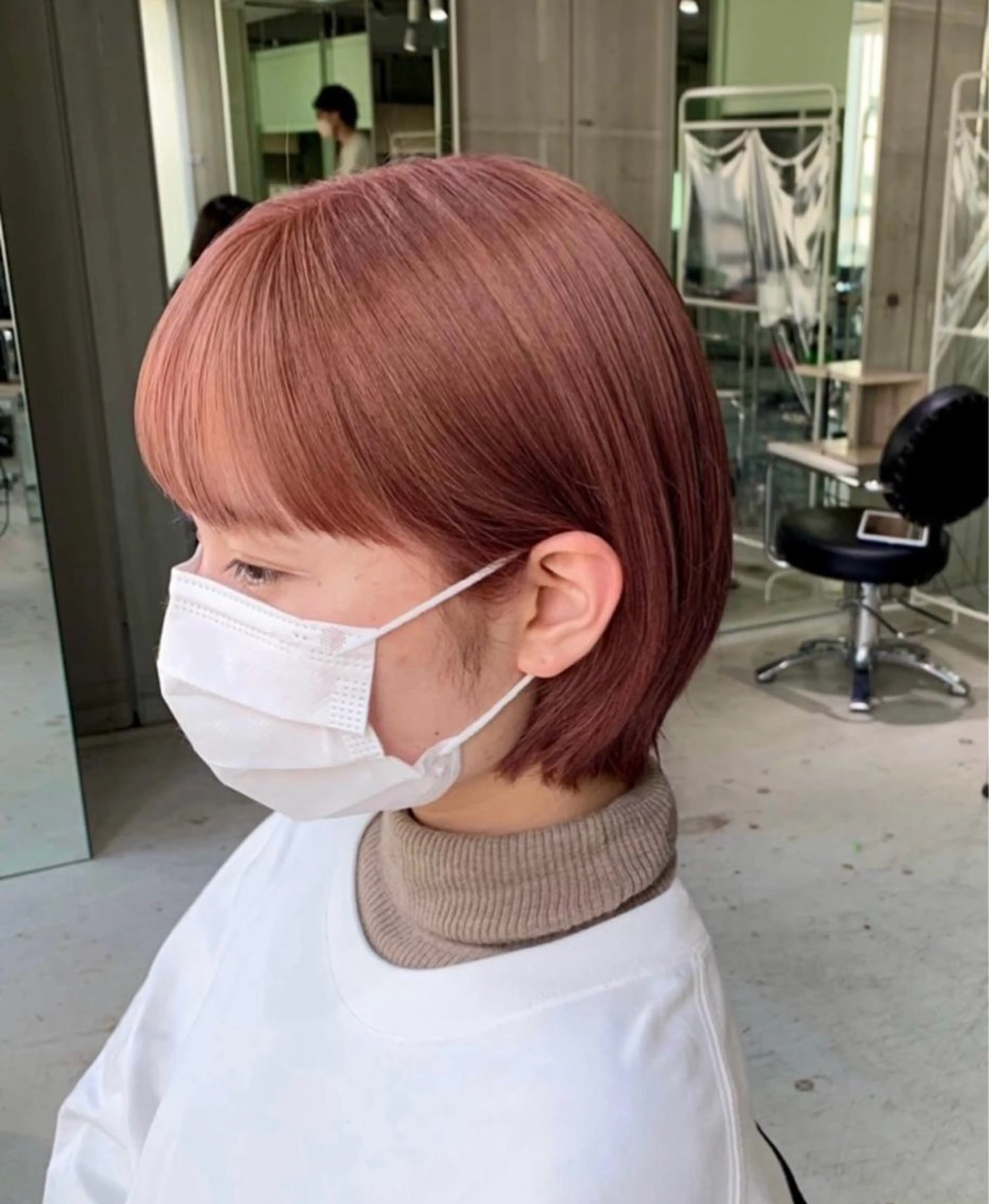 ミディアム カラー 卒業式のヘアスタイル 学生 暖色/まろベージュ/ シカタユウカのヘアスタイル