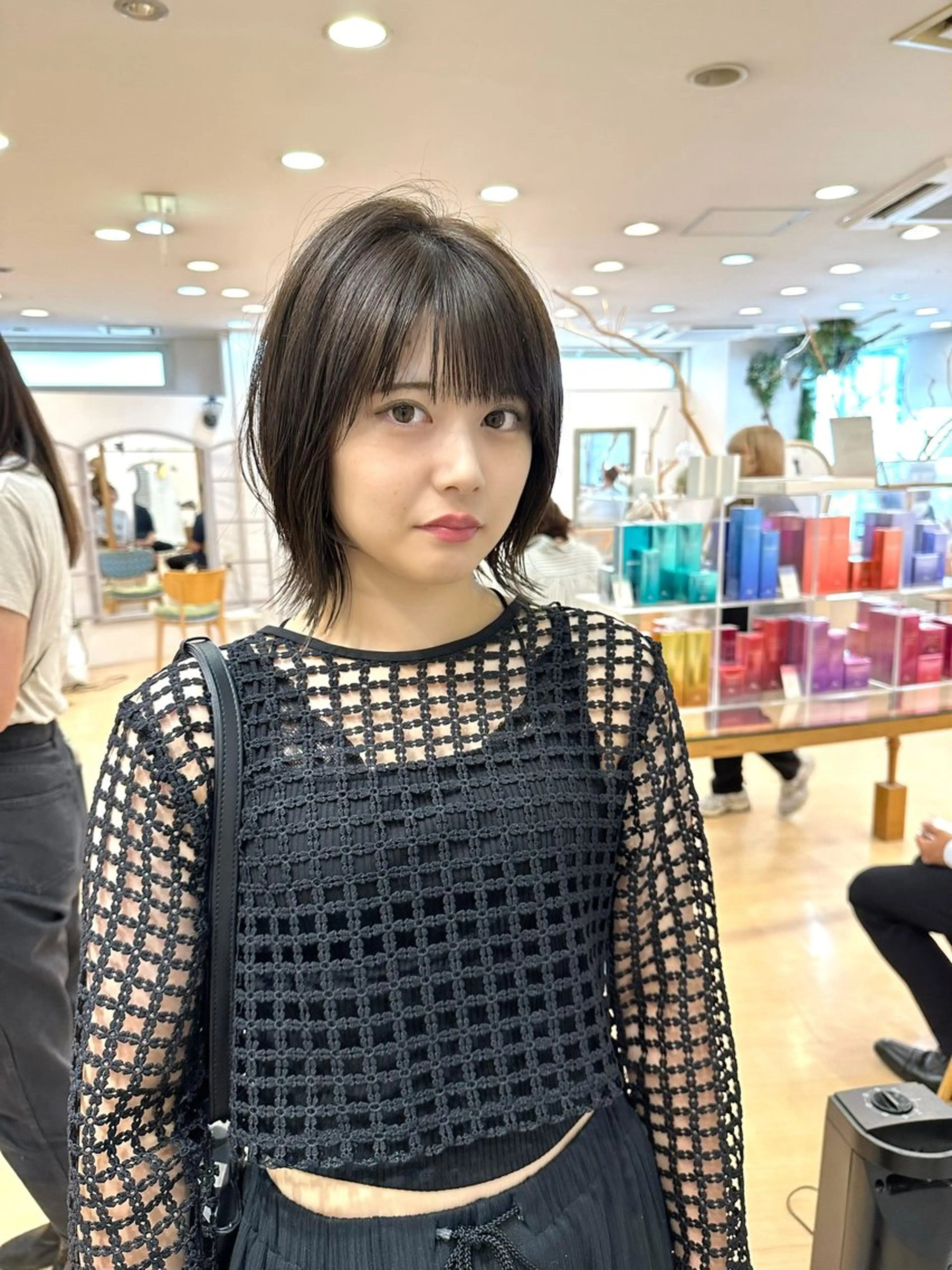 ショート カラー 顔周りカット 外ハネヘア カット ヘアカラー トリートメント Gardenhair 小笠原篤矢ショートのヘアスタイル