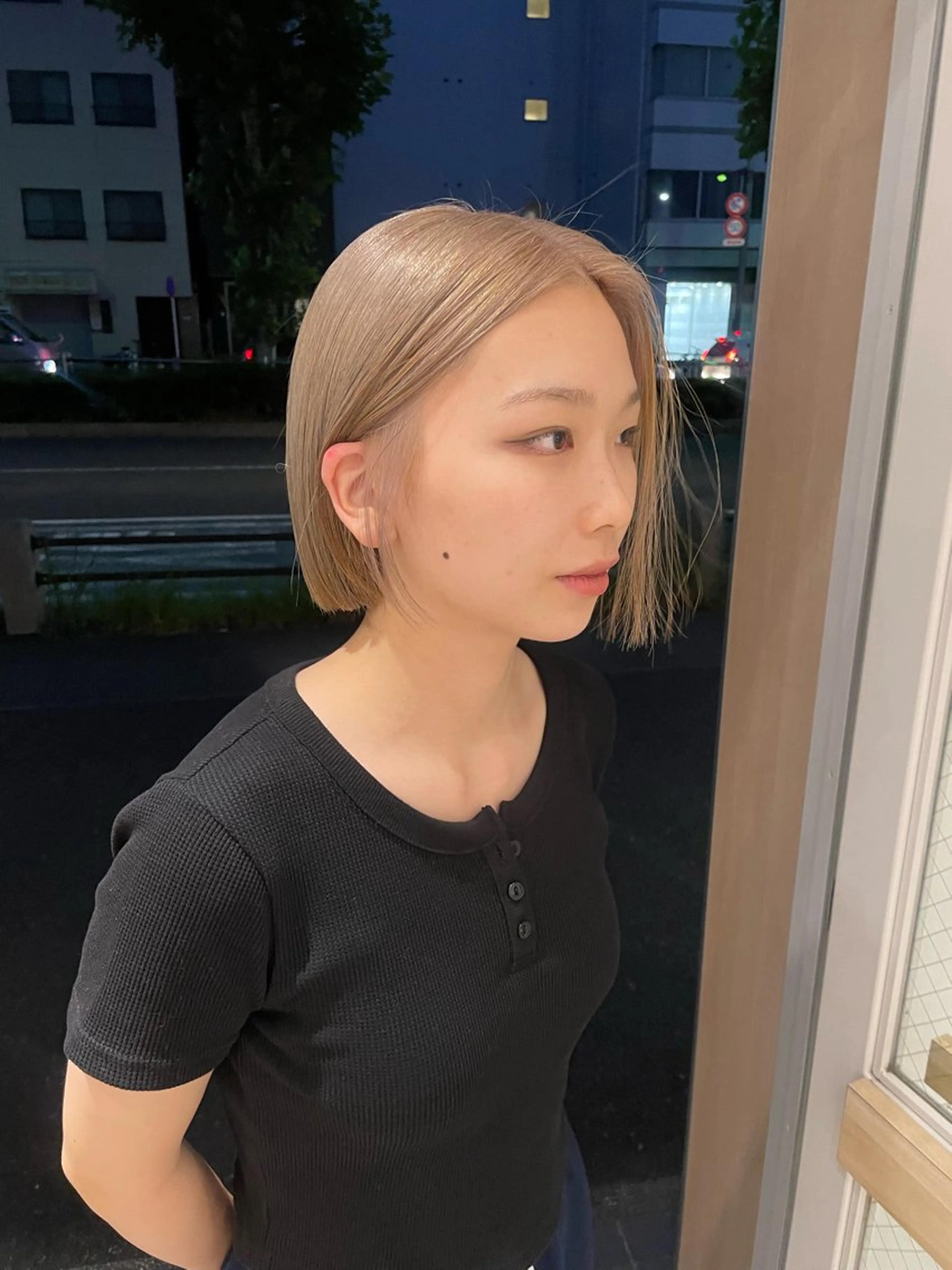 ショート カラー ブロンド ボブ SALOWIN浦和店所属・1日5名限定美容師 miwaのヘアスタイル