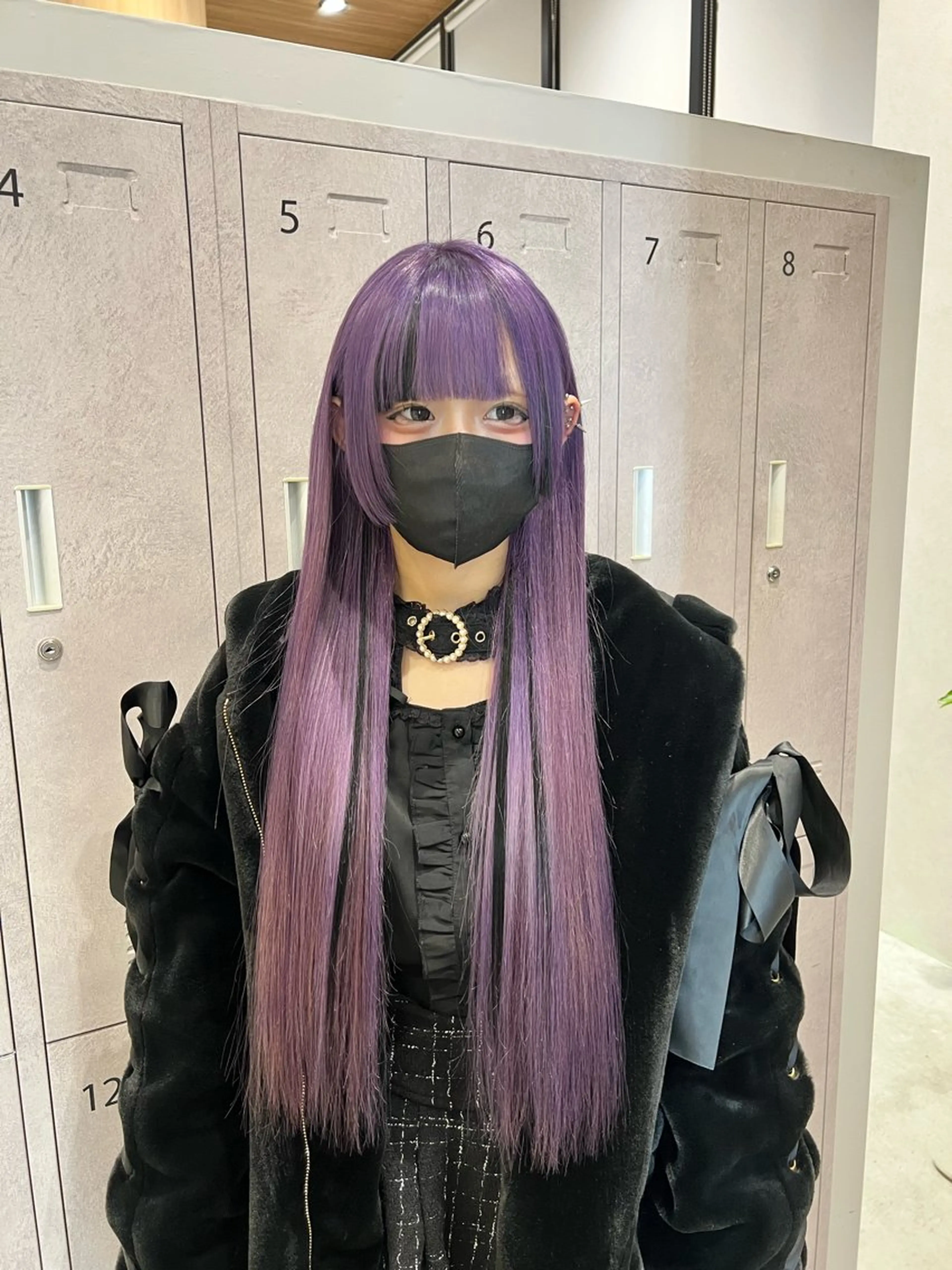 ロング カラー エクステ 小池 夏美のヘアスタイル