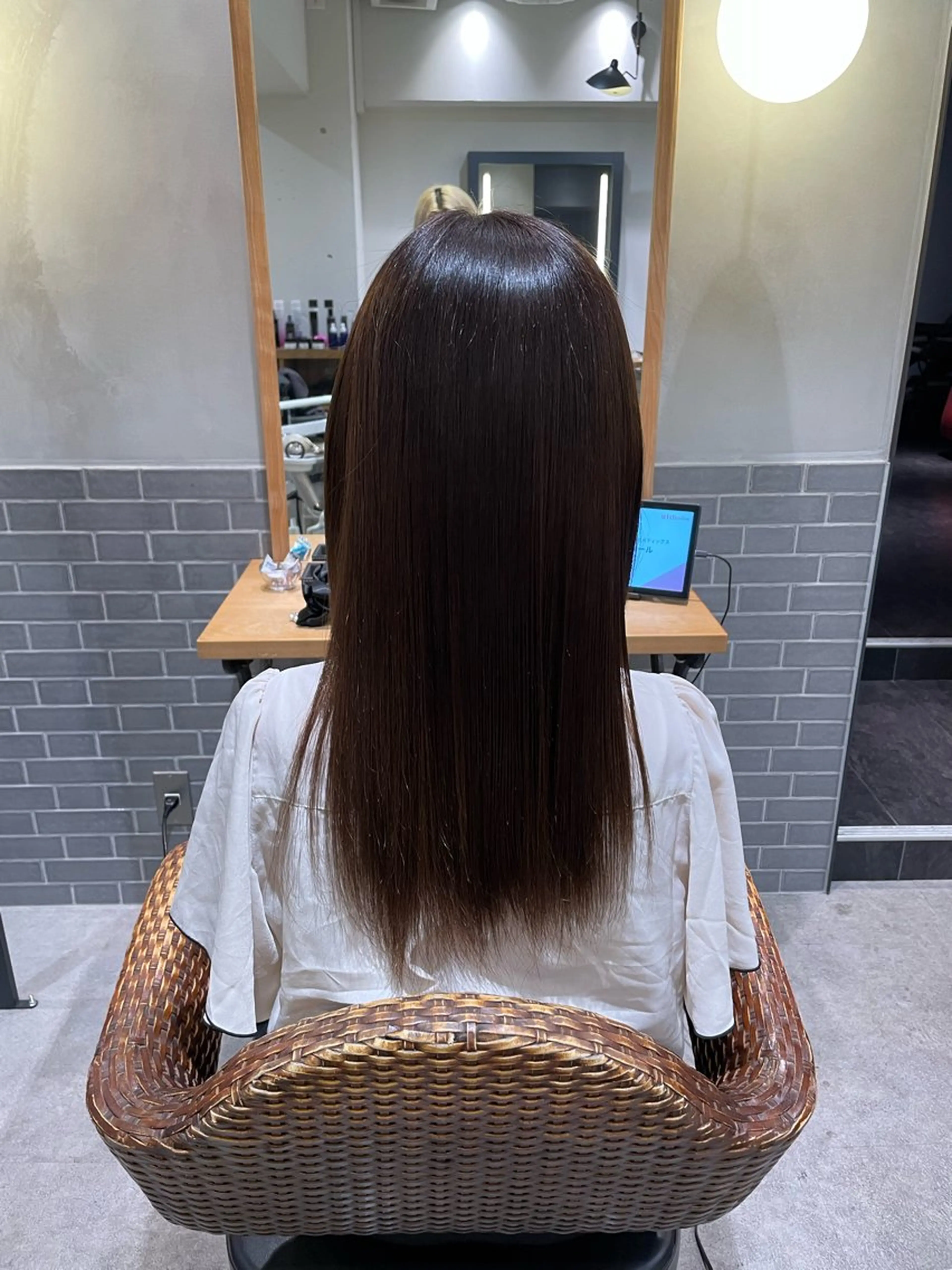 ロング 髪質改善 トリートメント 暖色カラー🤎Red Neo meiのヘアスタイル