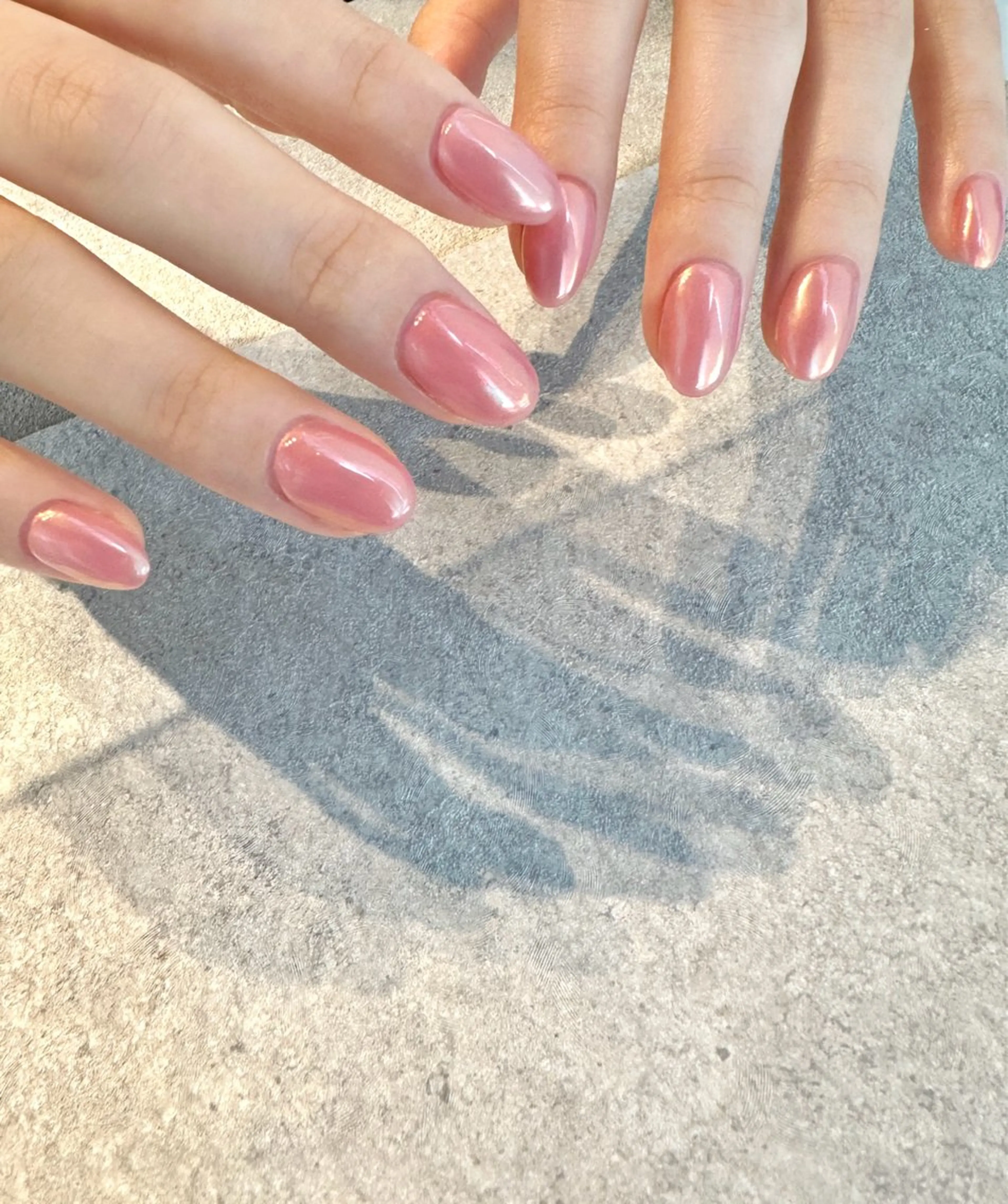 ネイル ミラーネイル ワンカラーネイル ハンドネイル Baden Nail ﾊﾞ-ﾃﾞﾝ ﾈｲﾙのネイルデザイン