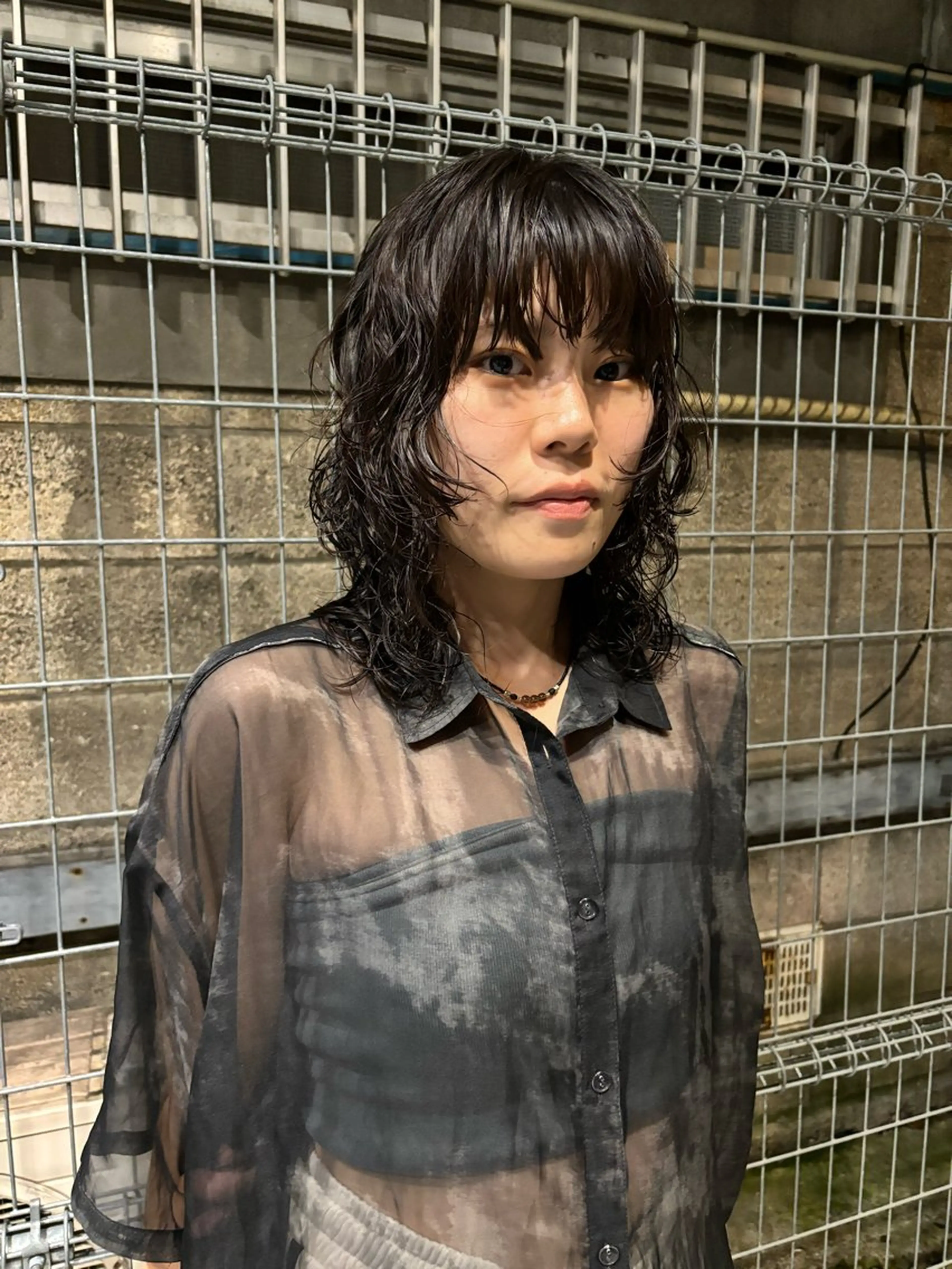 ミディアム パーマ ミディアムパーマ ウルフカット カット パーマ メンズ/特殊ヘア パーマ🕷️小夏貴也のヘアスタイル