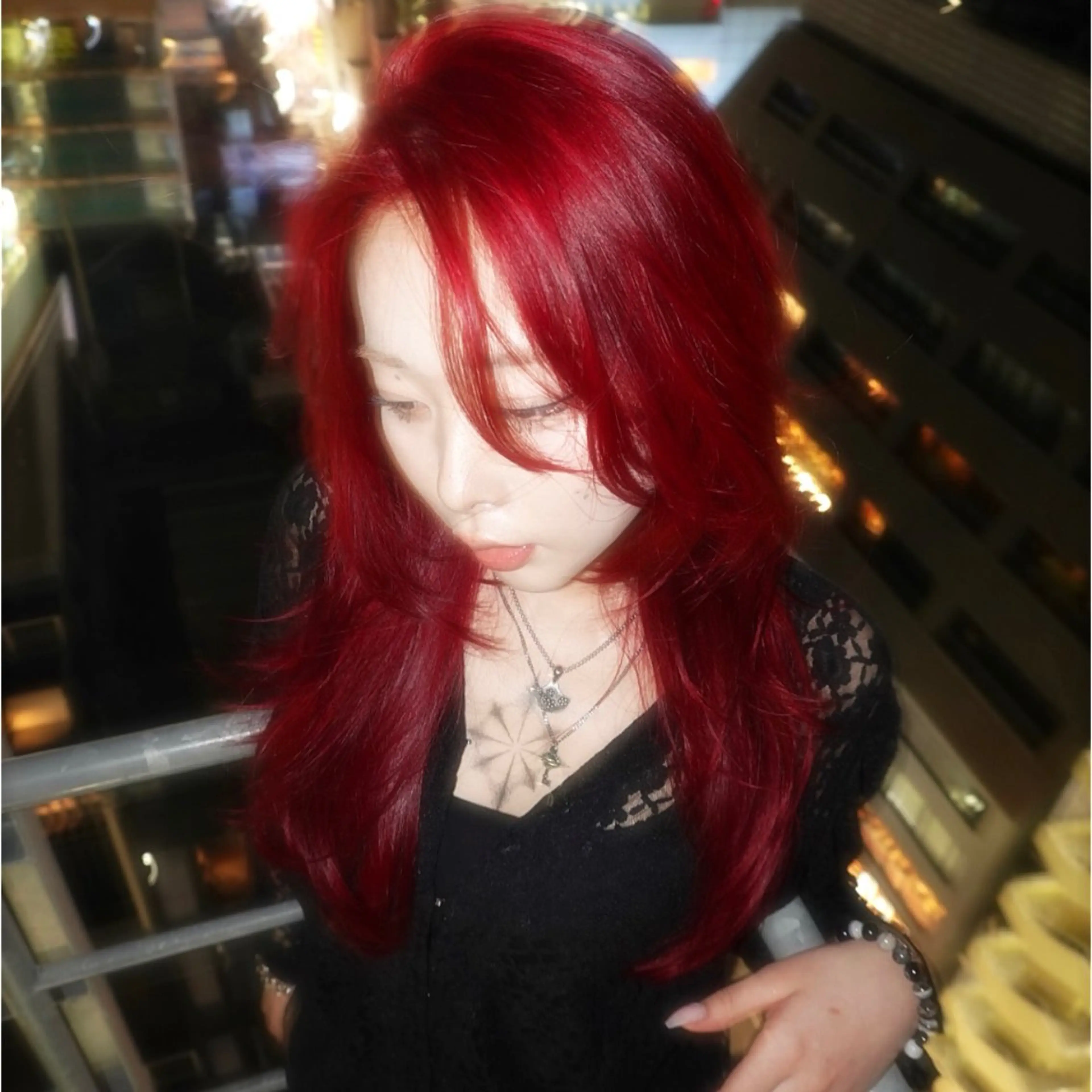 ロング カラー ヘアカラー bloc japon所属・ﾌﾞﾚｲｽﾞ˚✧₊⁎ ﾚｲﾔｰToriのヘアスタイル