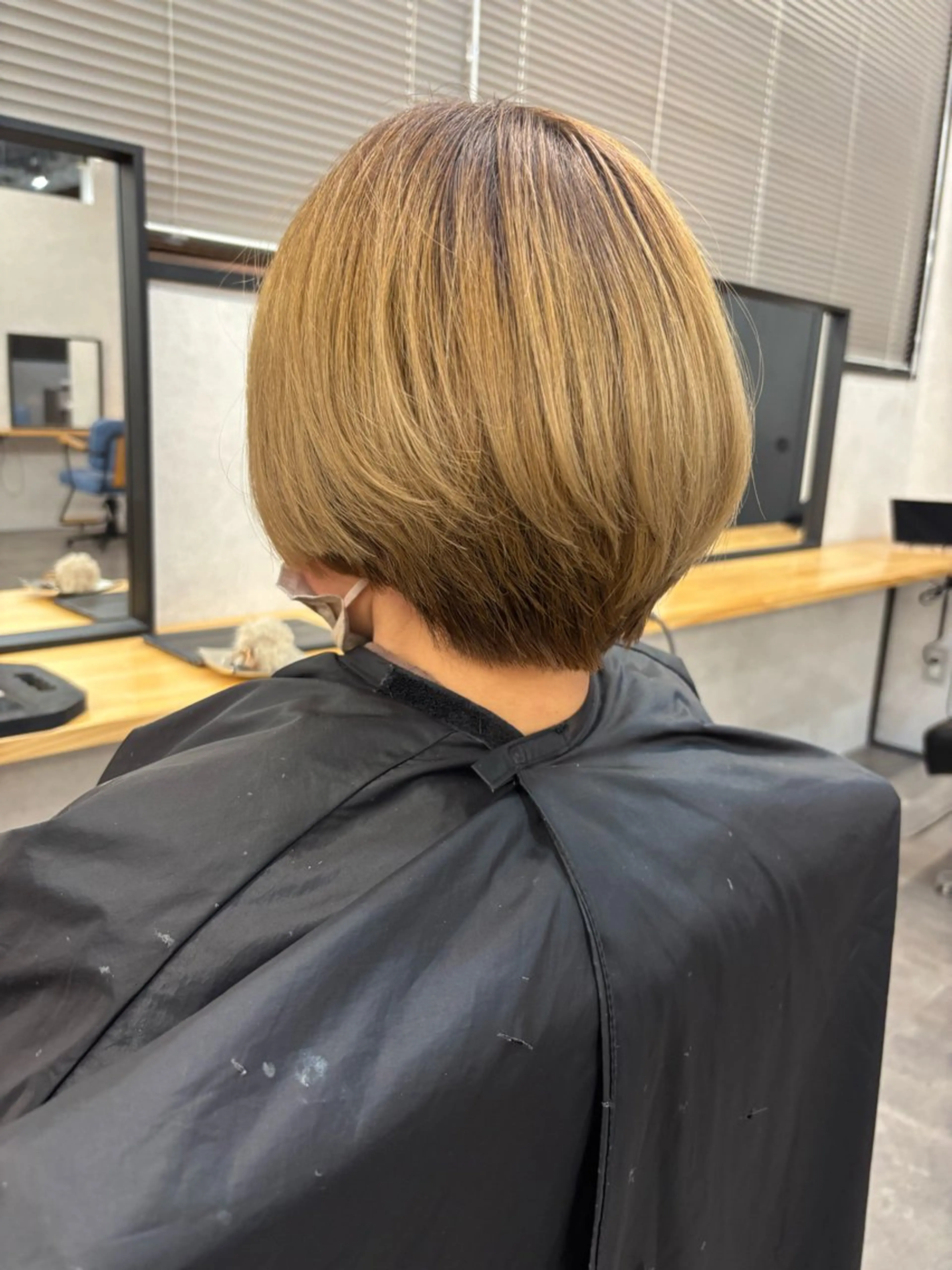 ショート 丸みショート ショートヘア カット エクステ/心斎橋/ ハイトーン/ミサキのヘアスタイル