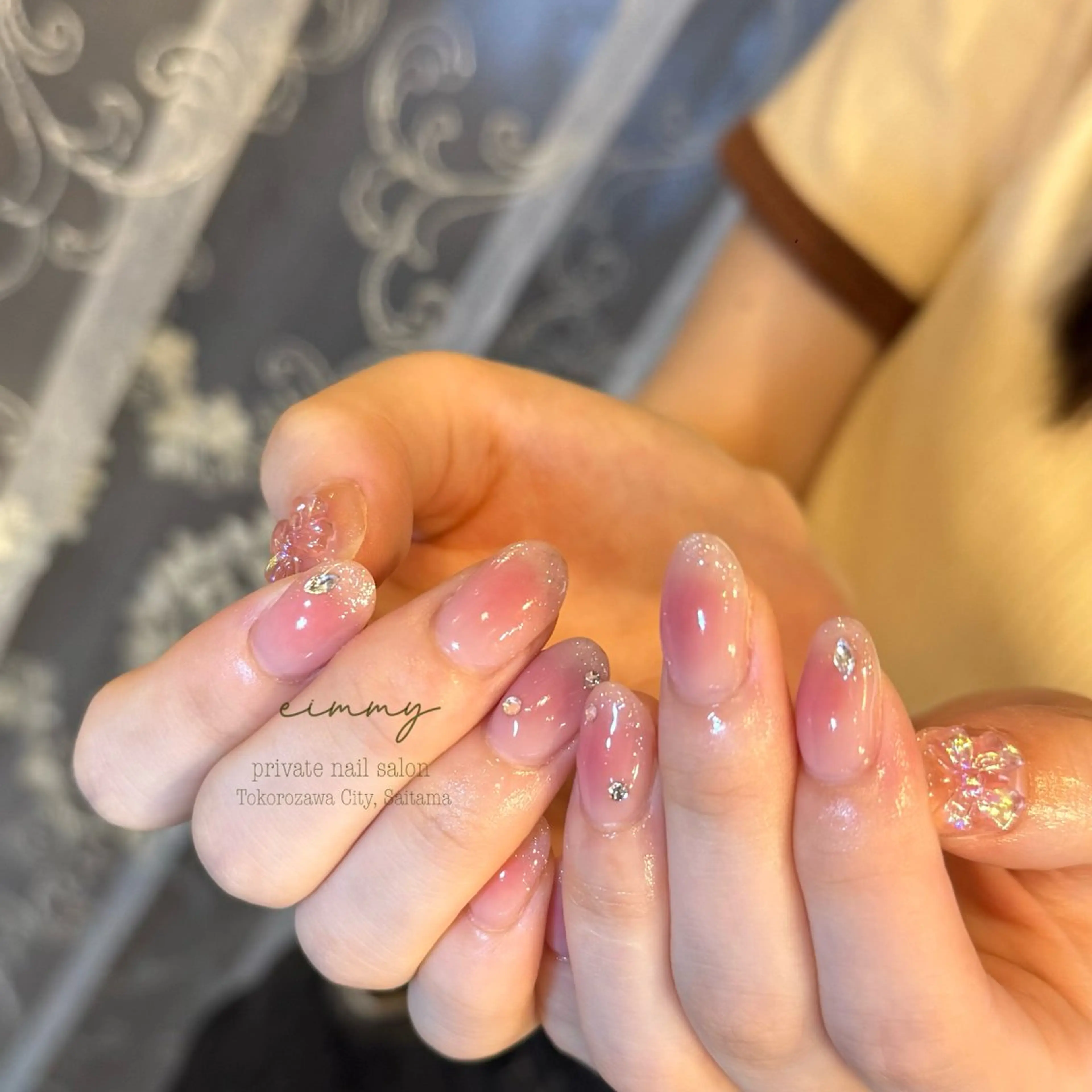 ネイル ジェルネイル ニュアンスネイル eimmy【所沢】 mayuのネイルデザイン