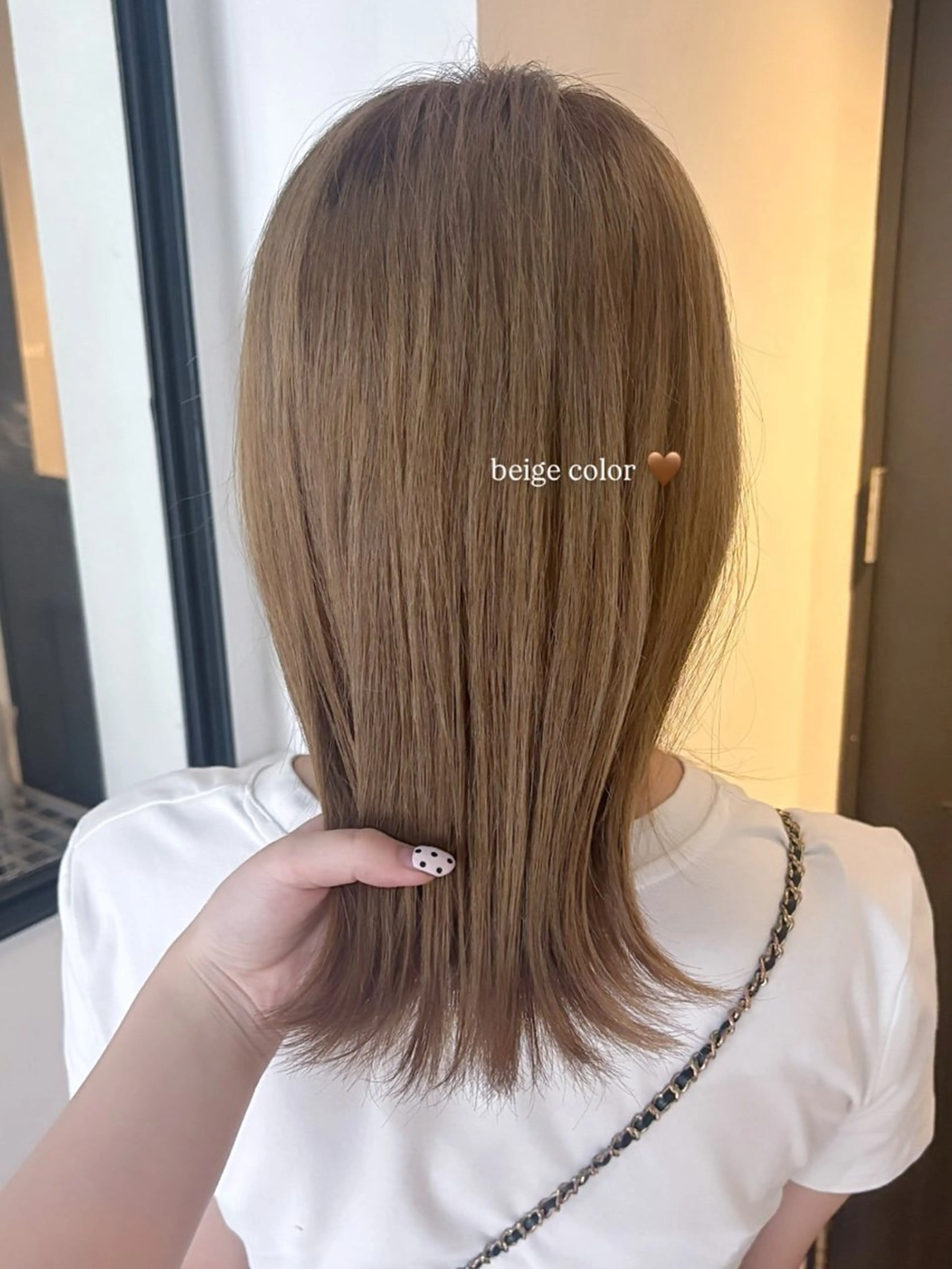 ロング イチセ ユキのヘアスタイル