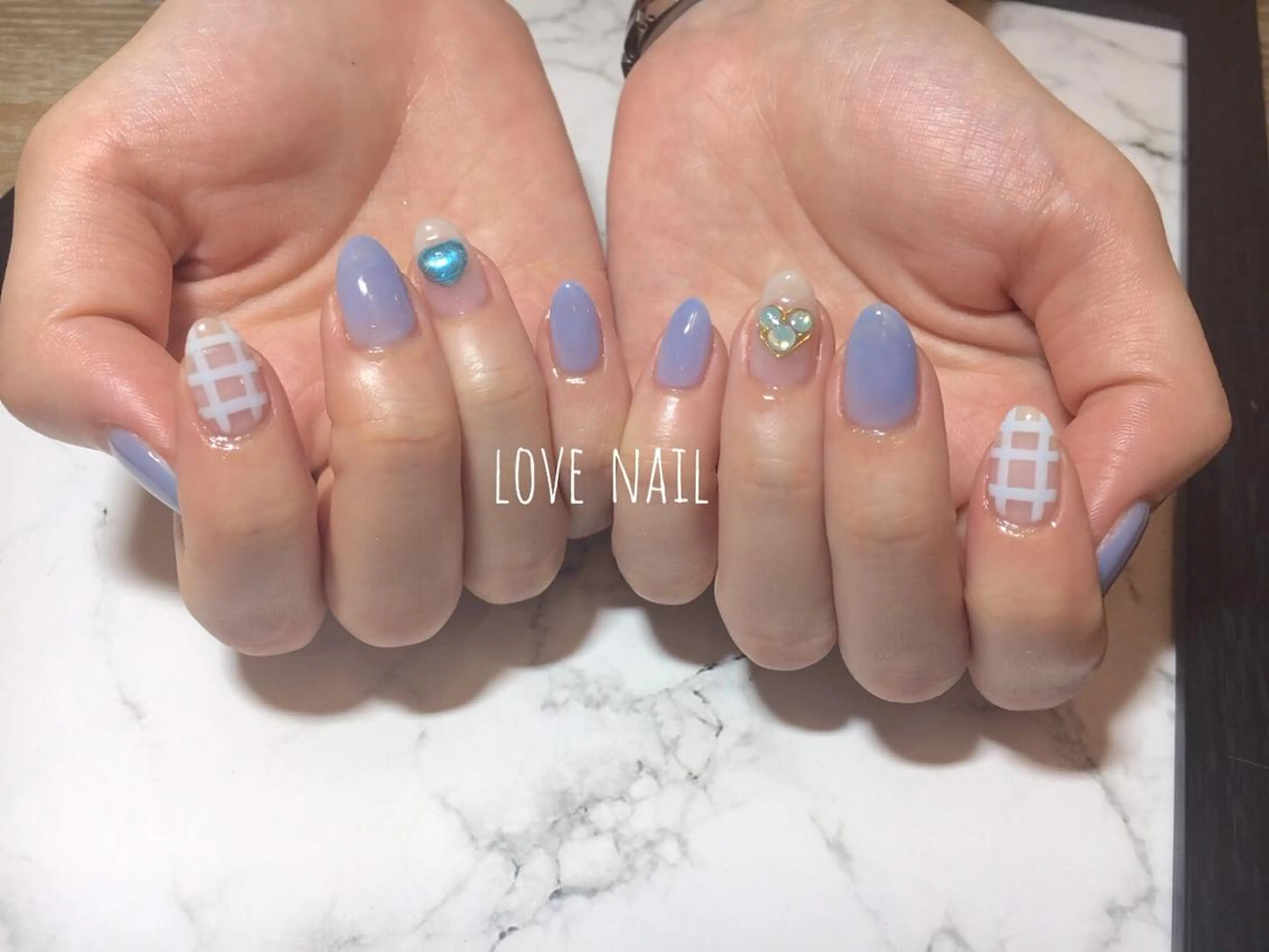 ネイル ハンドネイル LOVE NAIL 💕Sonoのネイルデザイン