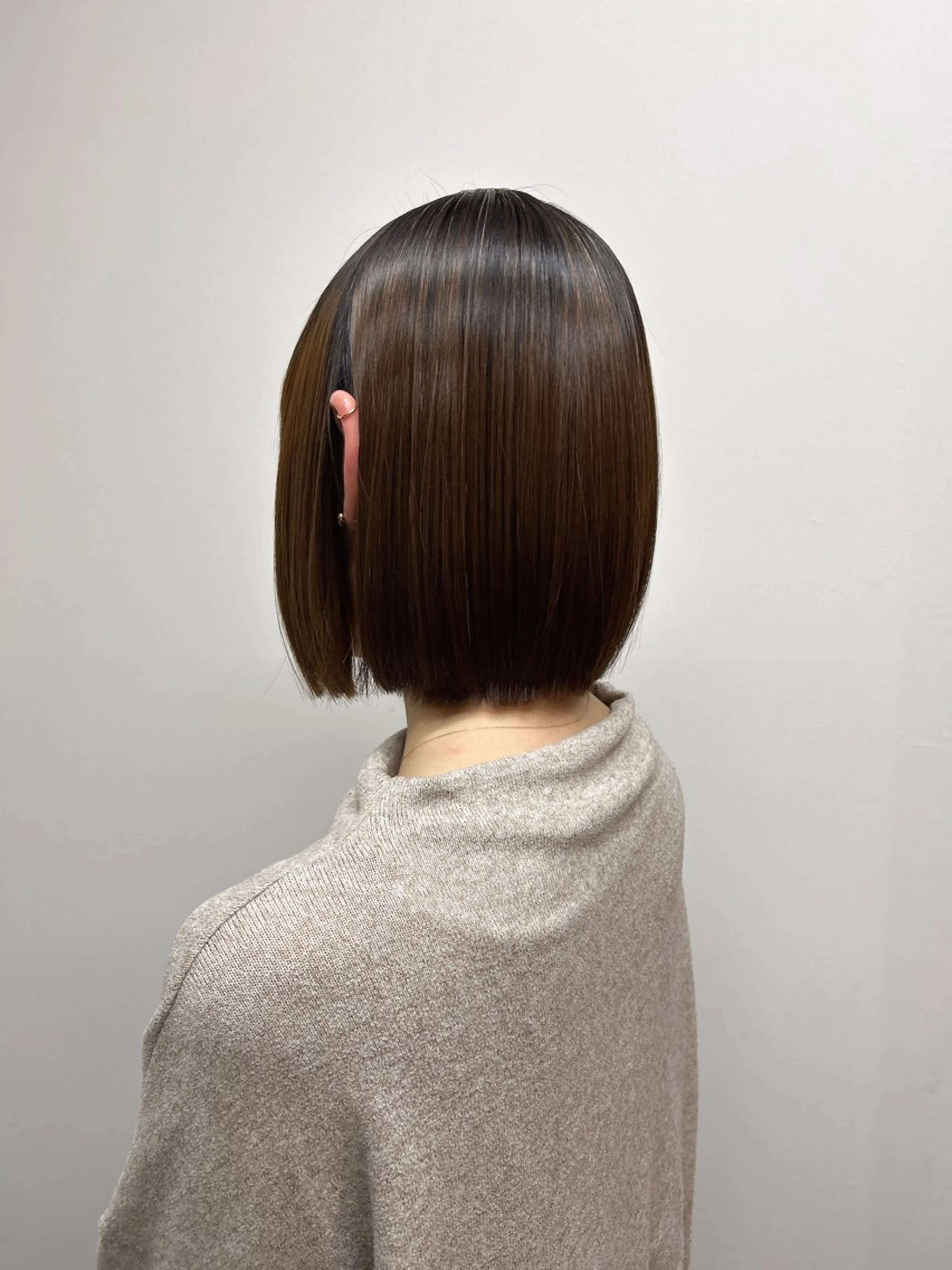 ショート カット 縮毛矯正 トリートメント 伶風 /髪質改善ストレートのヘアスタイル