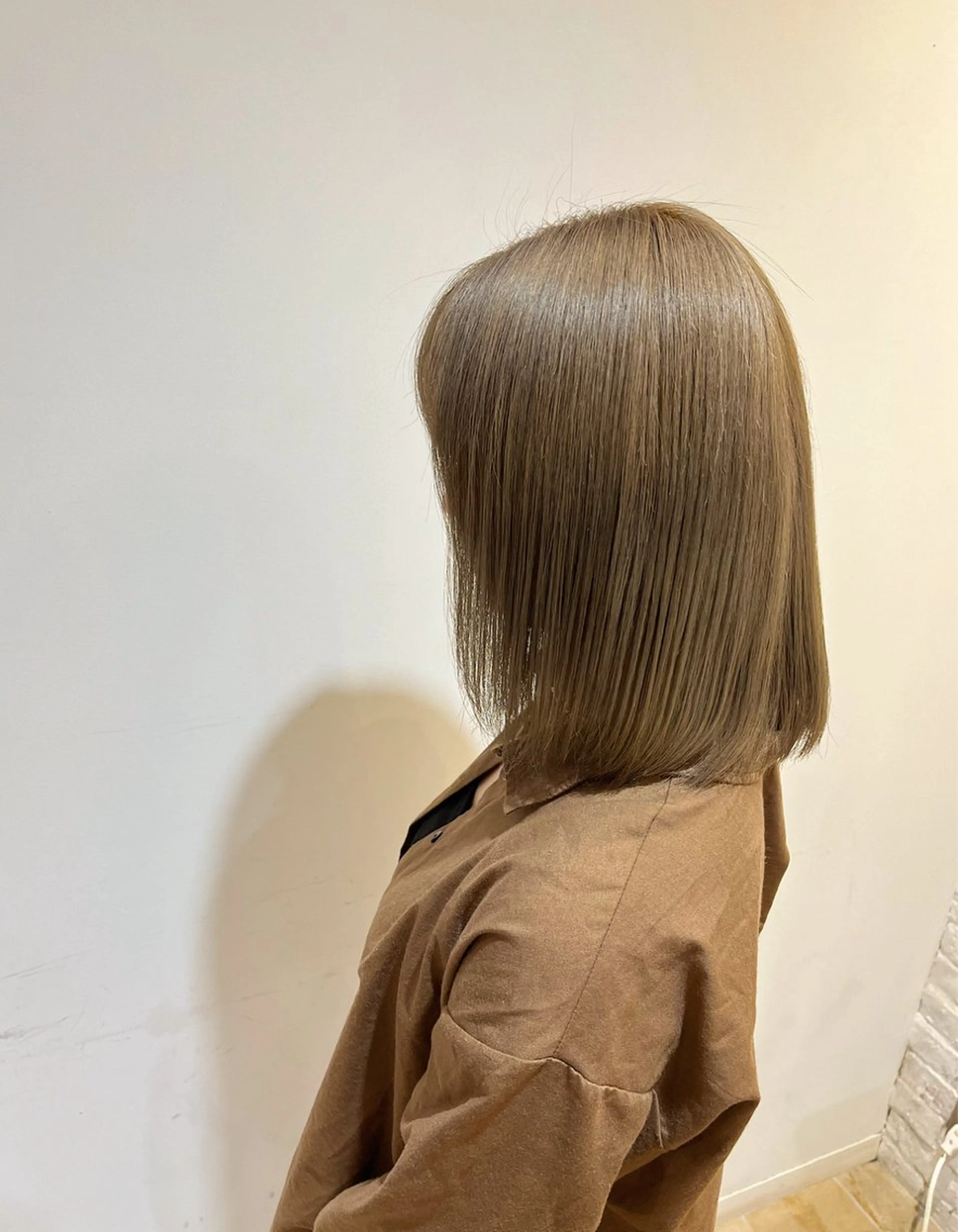 ミディアム カラー ベージュカラー ブリーチ 髪質改善 トリートメント 【垢抜け艶カラー】 ♡⃛Mirai♡⃛のヘアスタイル