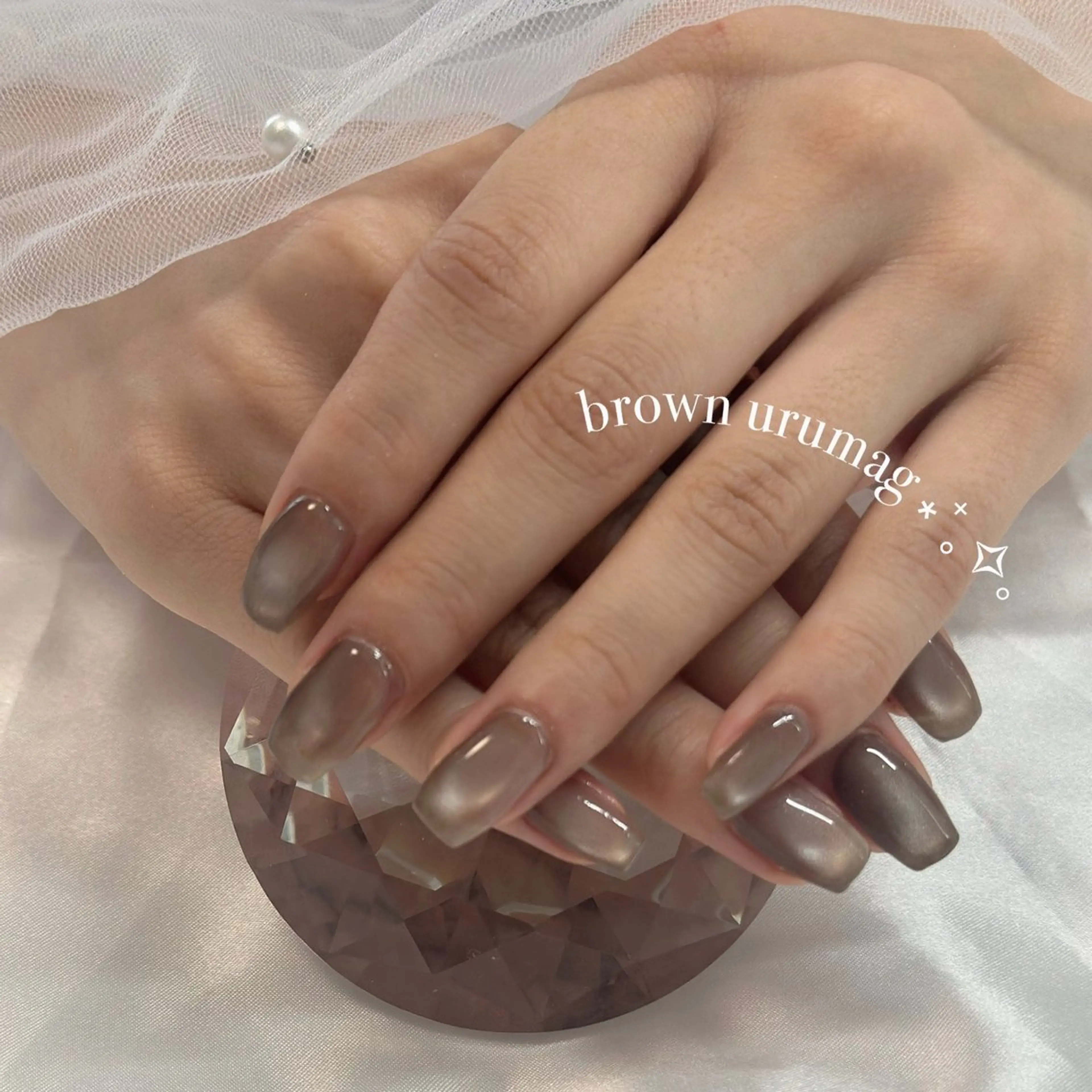 ネイル マグネットネイル ハンドネイル no.U nailsのネイルデザイン