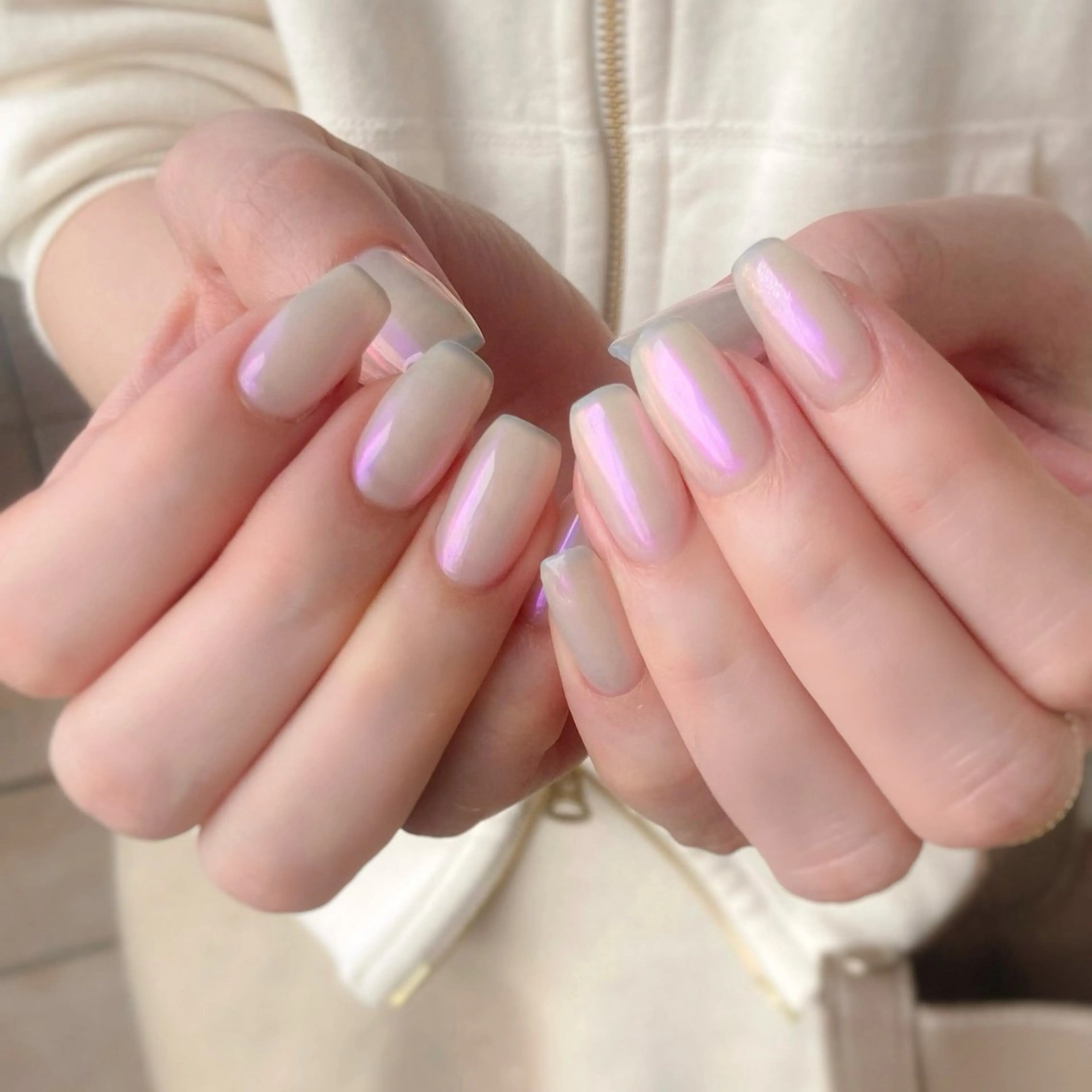 ネイル オーロラネイル nail salon neige所属・ジェムネイル Risa.のネイルデザイン
