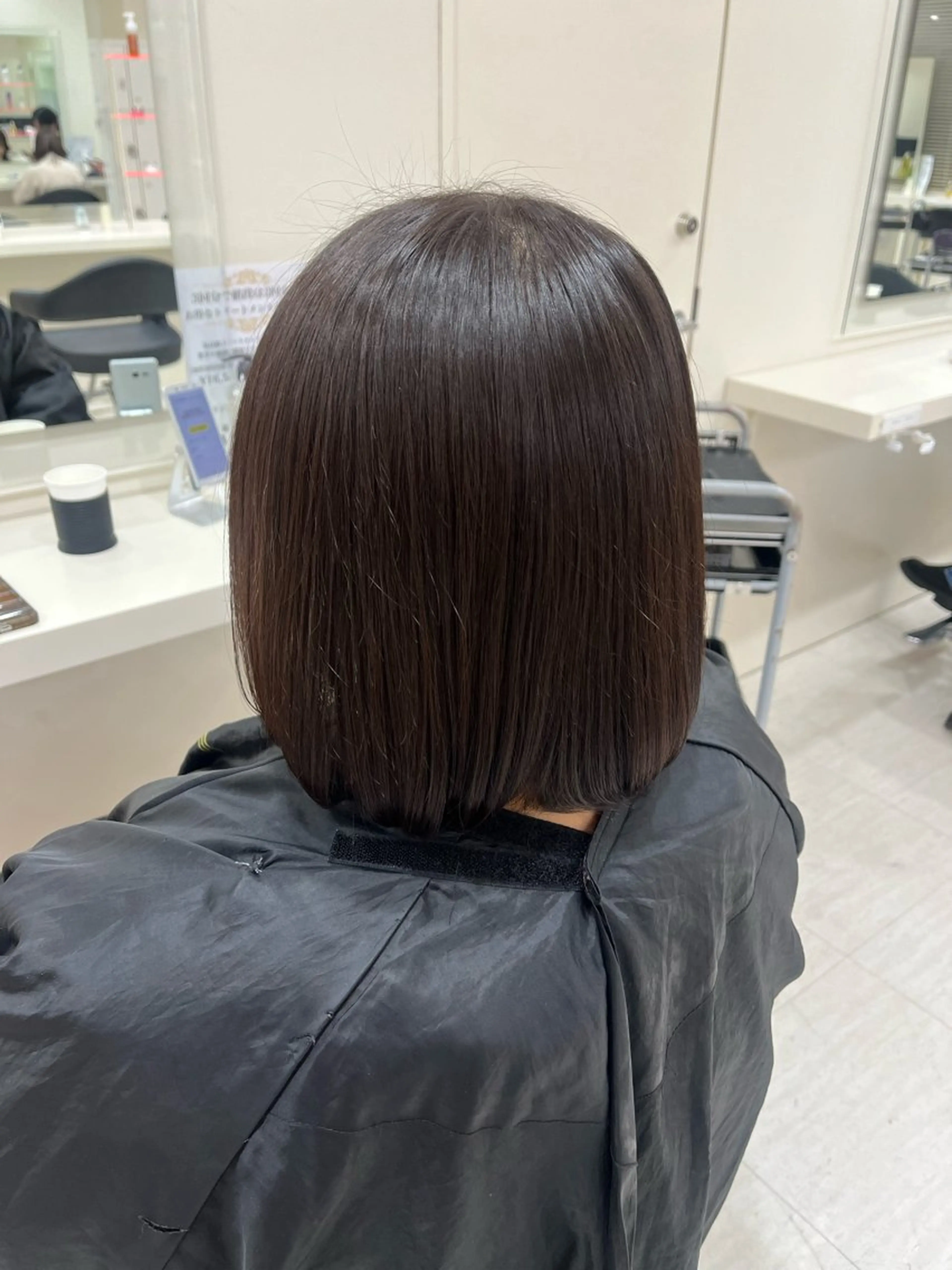 ショート カラー グレージュ 大人上品ベージュ 🎀HARUNAのヘアスタイル