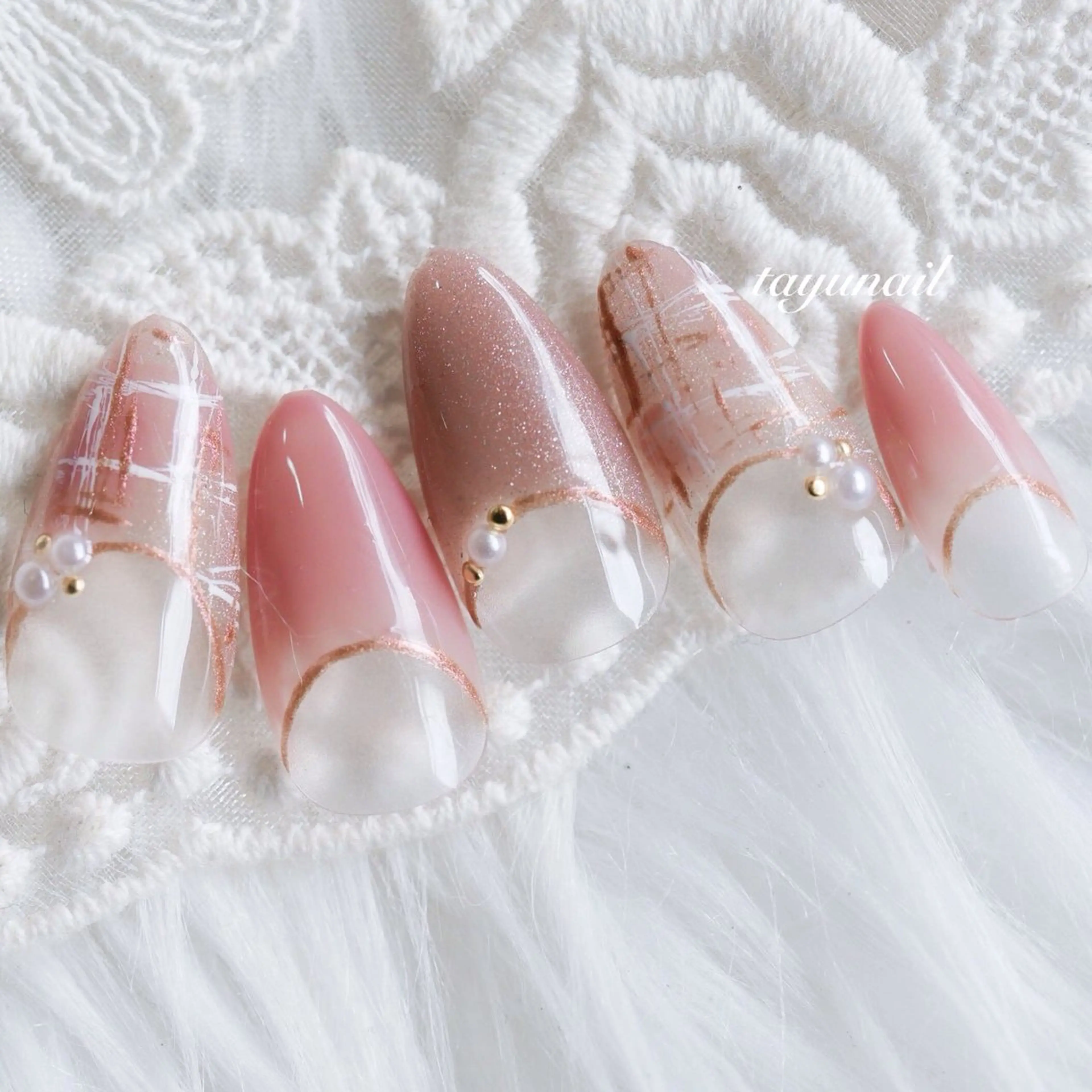 ネイル アートネイル ジェルネイル パラジェル ハンドネイル ネイルサロン・ネイルスクール たゆnail所属・ネイルサロン 【たゆnail】のネイルデザイン