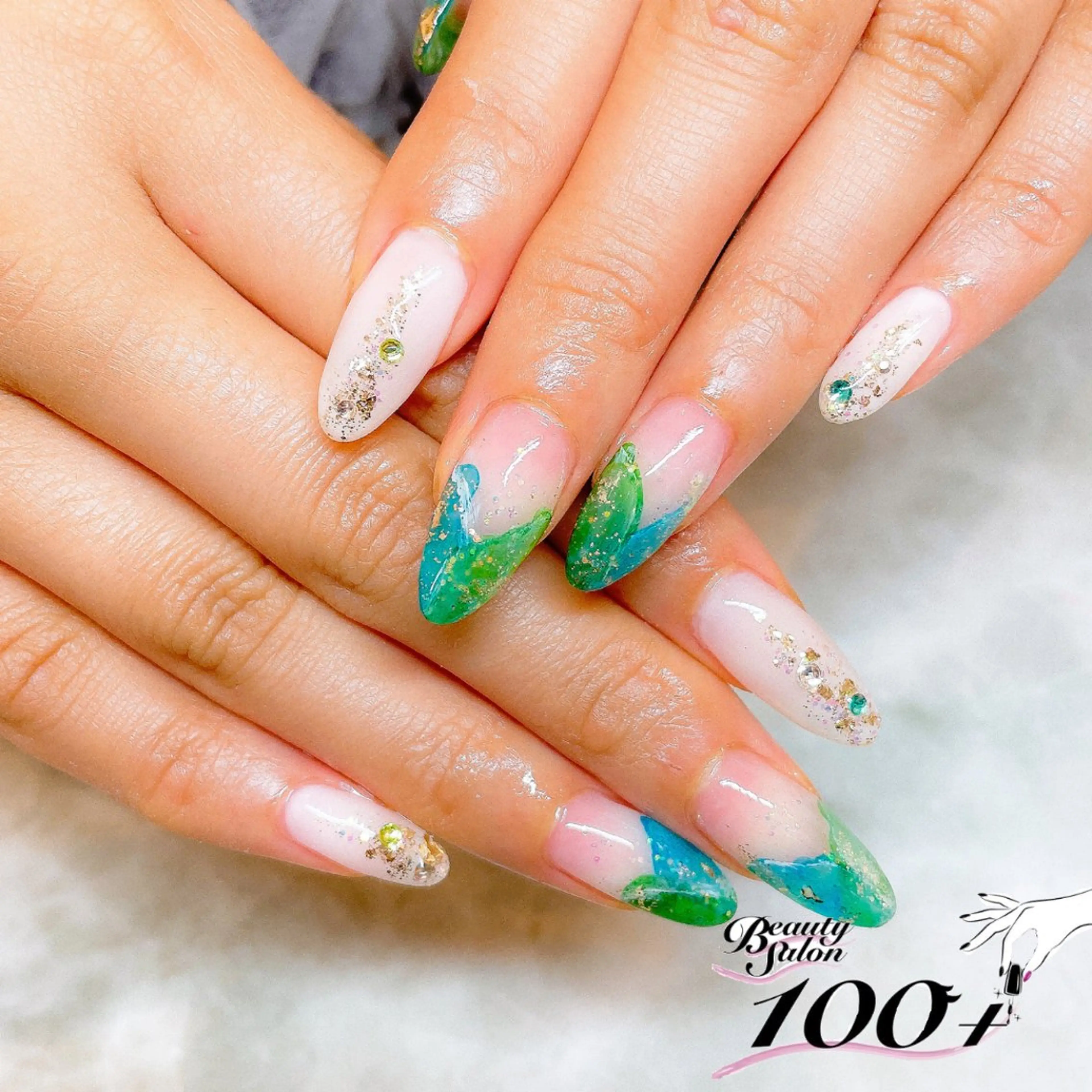 ネイル ハンドネイル beauty salon100＋所属・100＋ Yuuのネイルデザイン