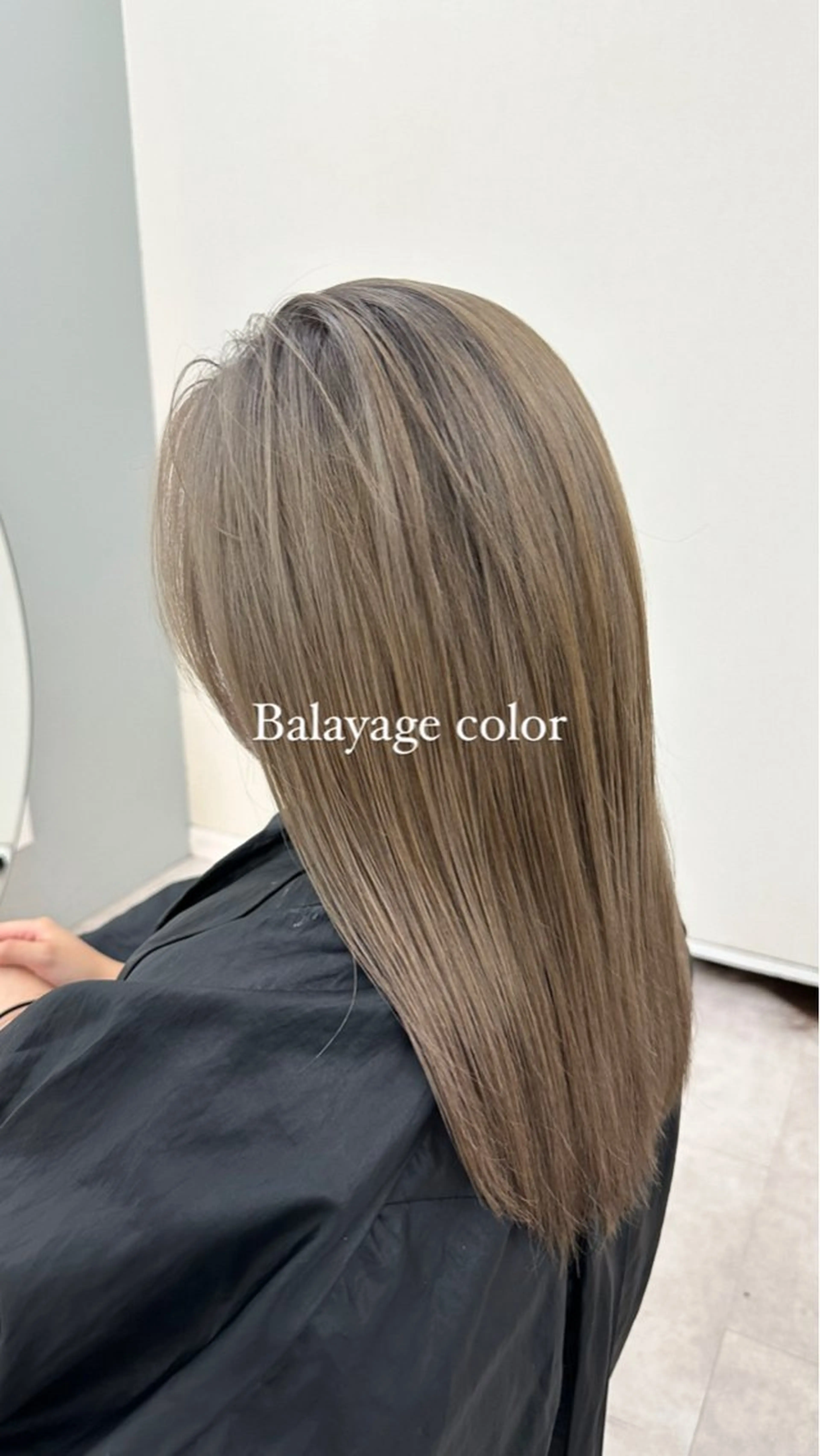 セミロング レイヤーカット 【デザインカラー】 難波　秀喜のヘアスタイル