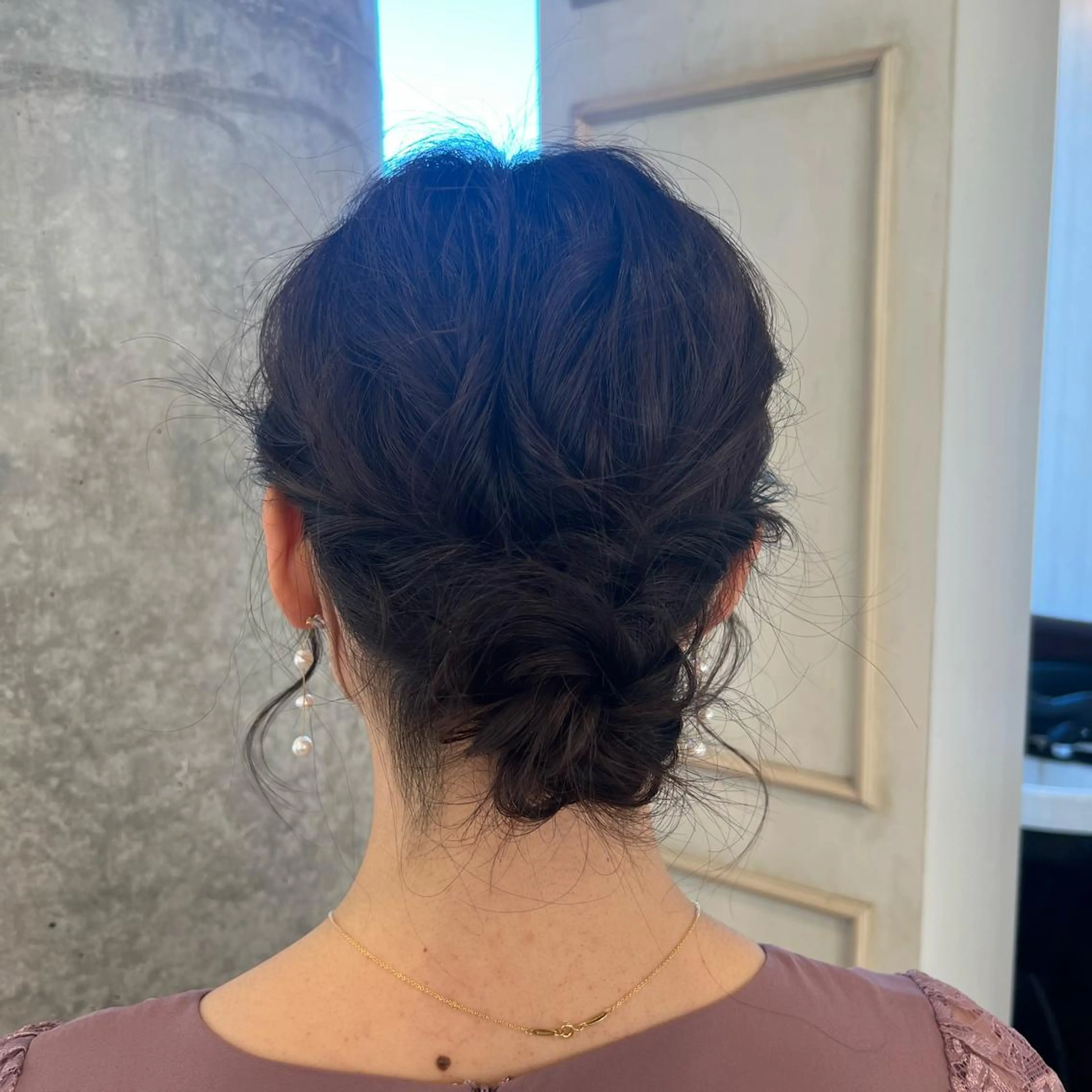 セミロング ヘアアレンジ ヘアセット SALOWIN川崎WEST店所属・🌷川崎/アレンジ/ 暖色ボブ/コトネ🌷のヘアスタイル