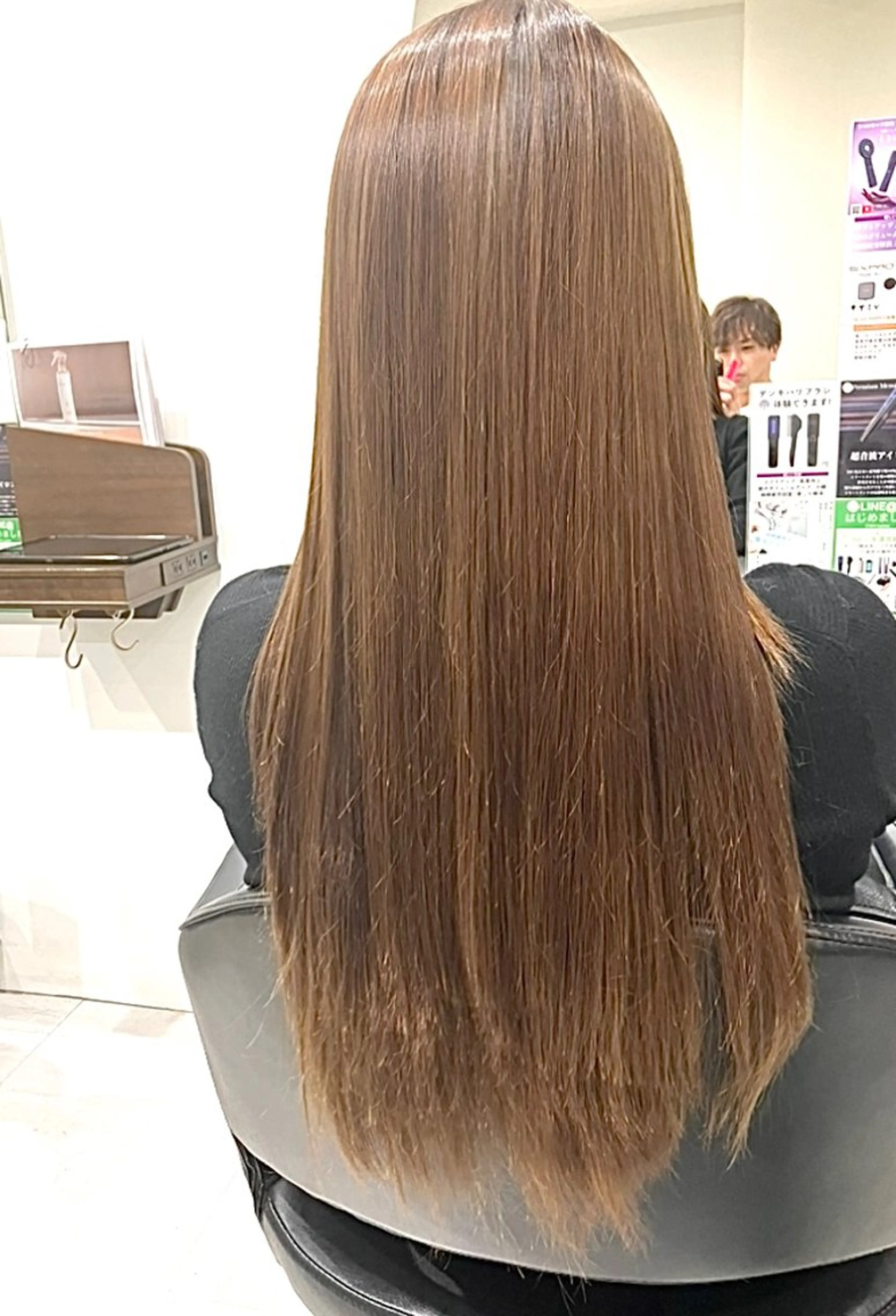 ロング 髪質改善 トリートメント 酸性ストレート 縮毛矯正 🌟練馬の ケンシロウ⭐️のヘアスタイル