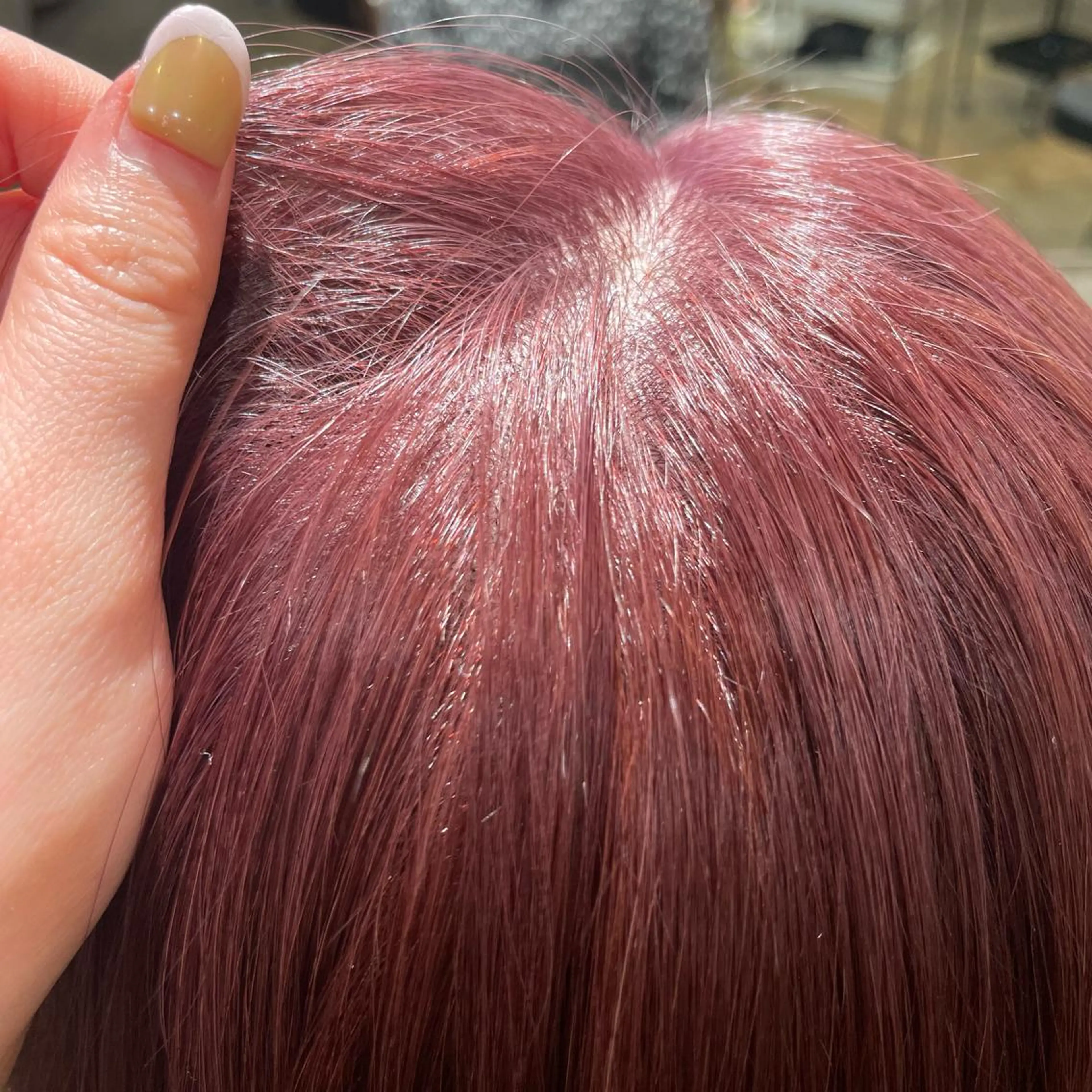 ミディアム カラー ヘアカラー トリートメント FERIAあべの KARINのヘアスタイル