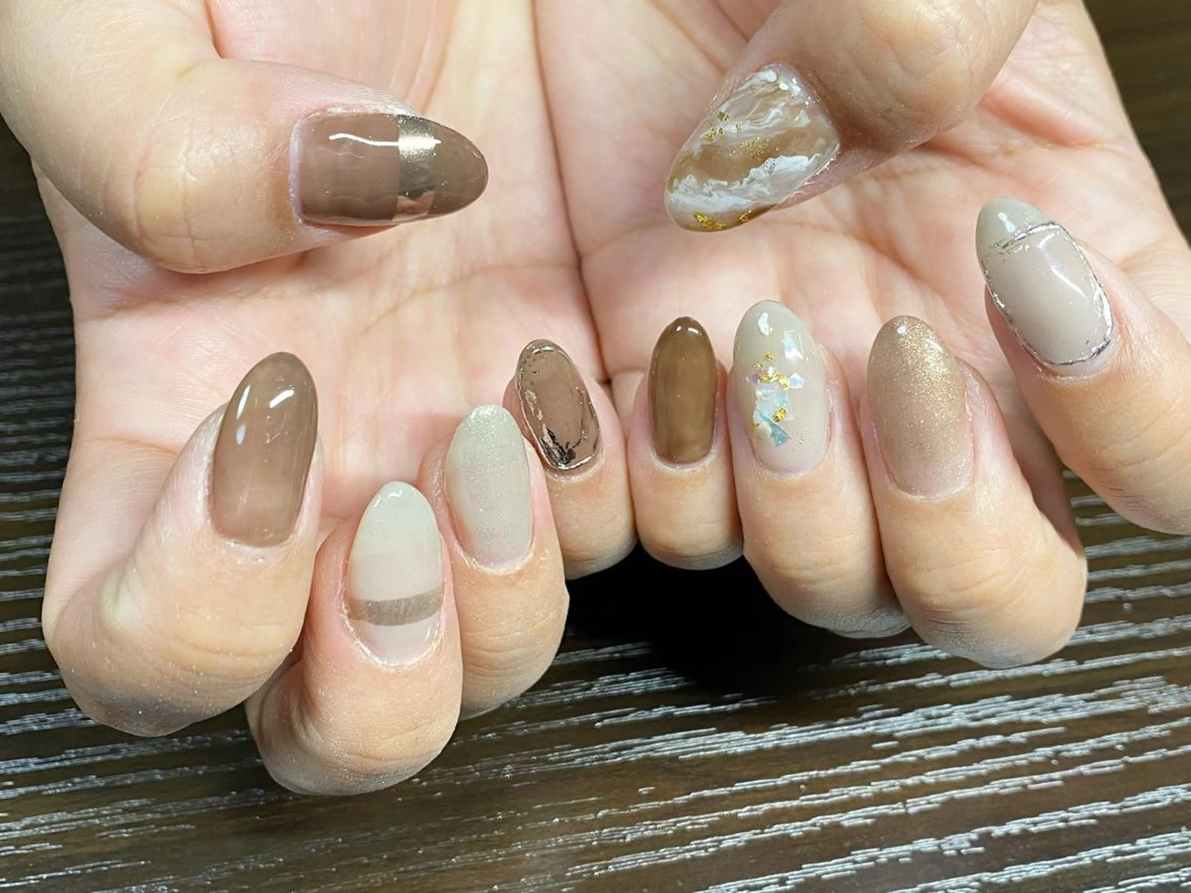 ネイル ニュアンスネイル ハンドネイル akita kazumiのネイルデザイン