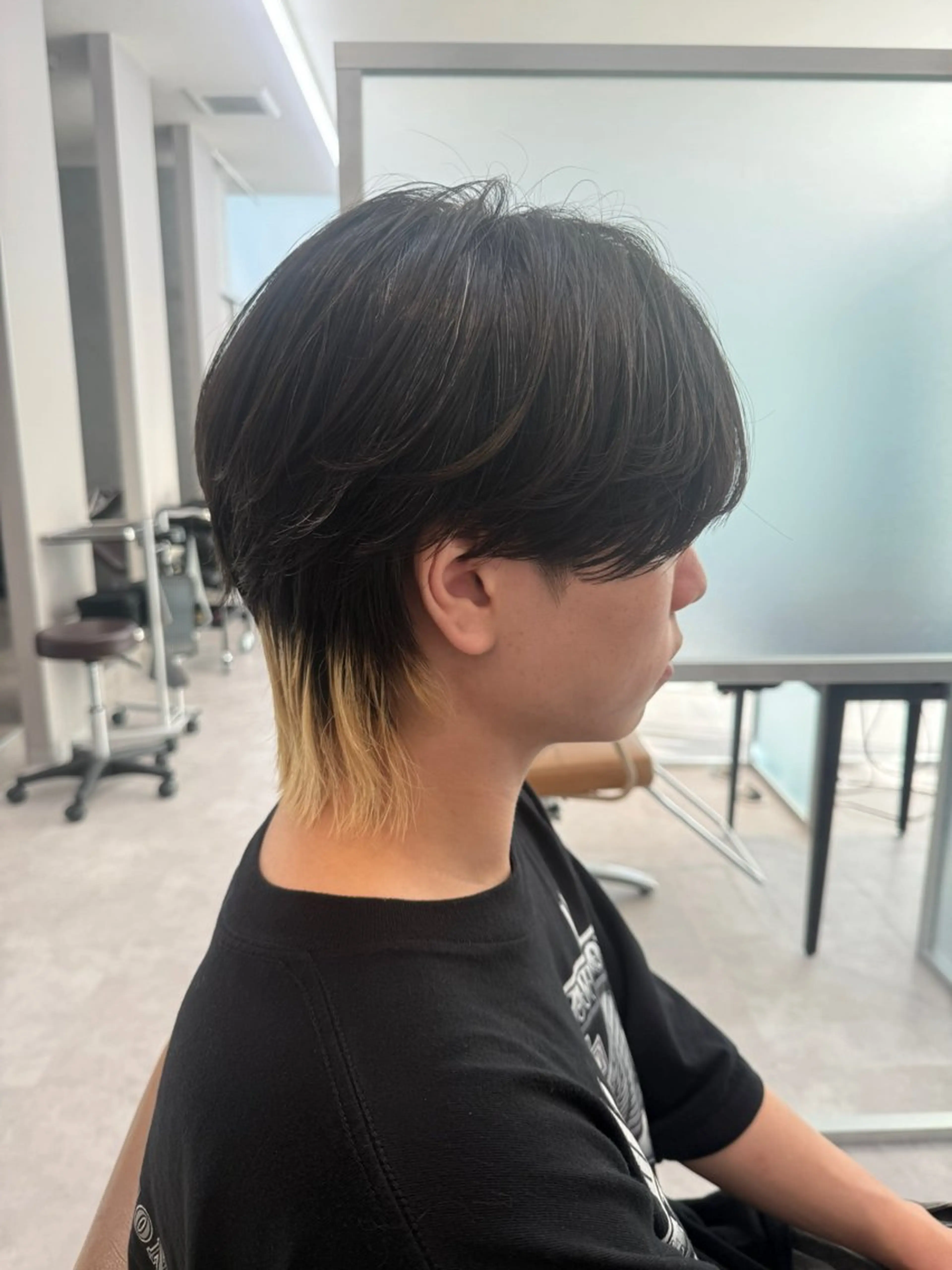 メンズカット+スタイリングレクチャーの写真