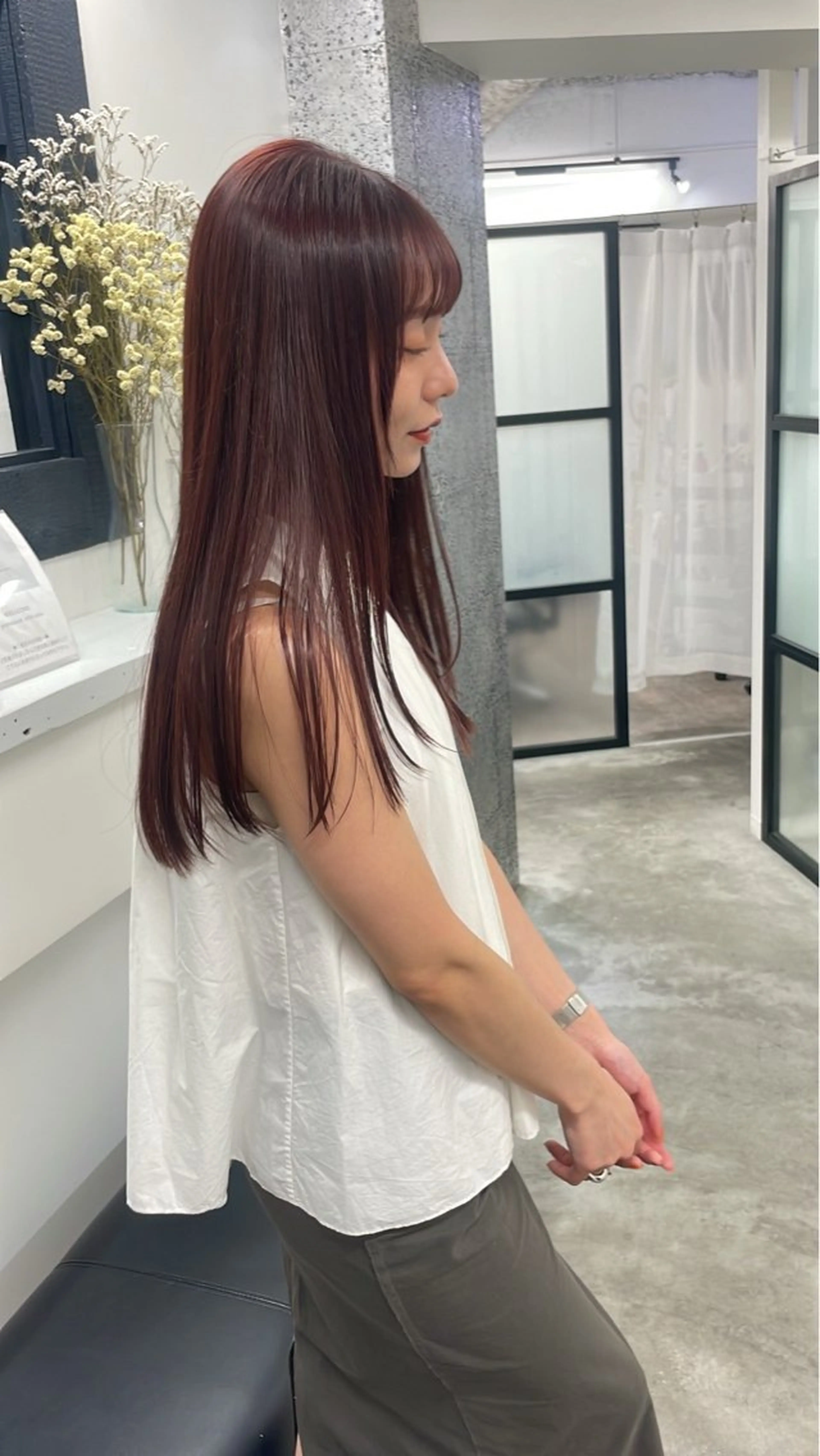 ロング ヘアカラー トリートメント ヘッドスパ soigne 表参道【ソワネ】所属・艶髪🩰透明感カラー 🫧あやみのヘアスタイル