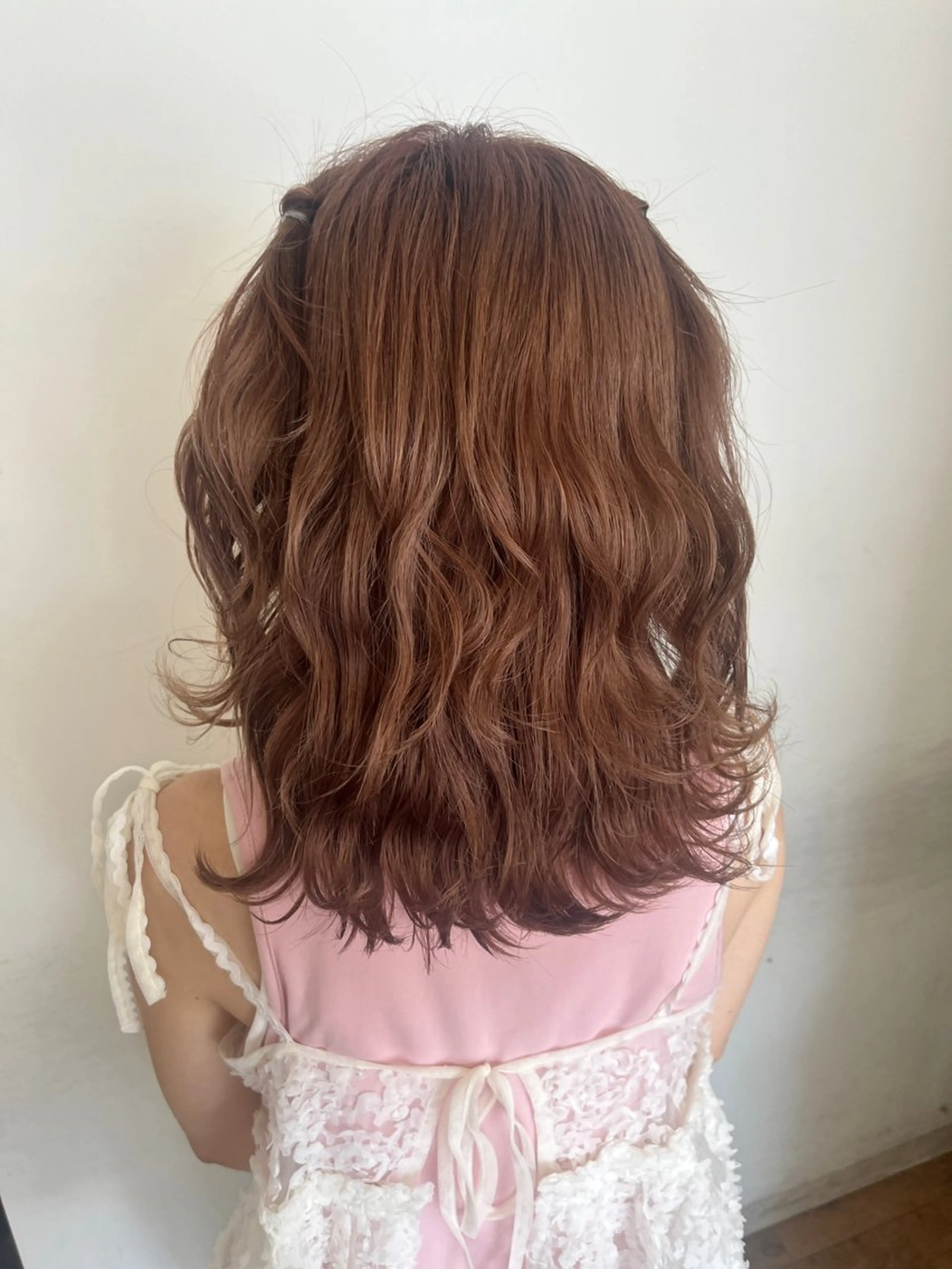 セミロング ヘアカラー 寺田 有花のヘアスタイル