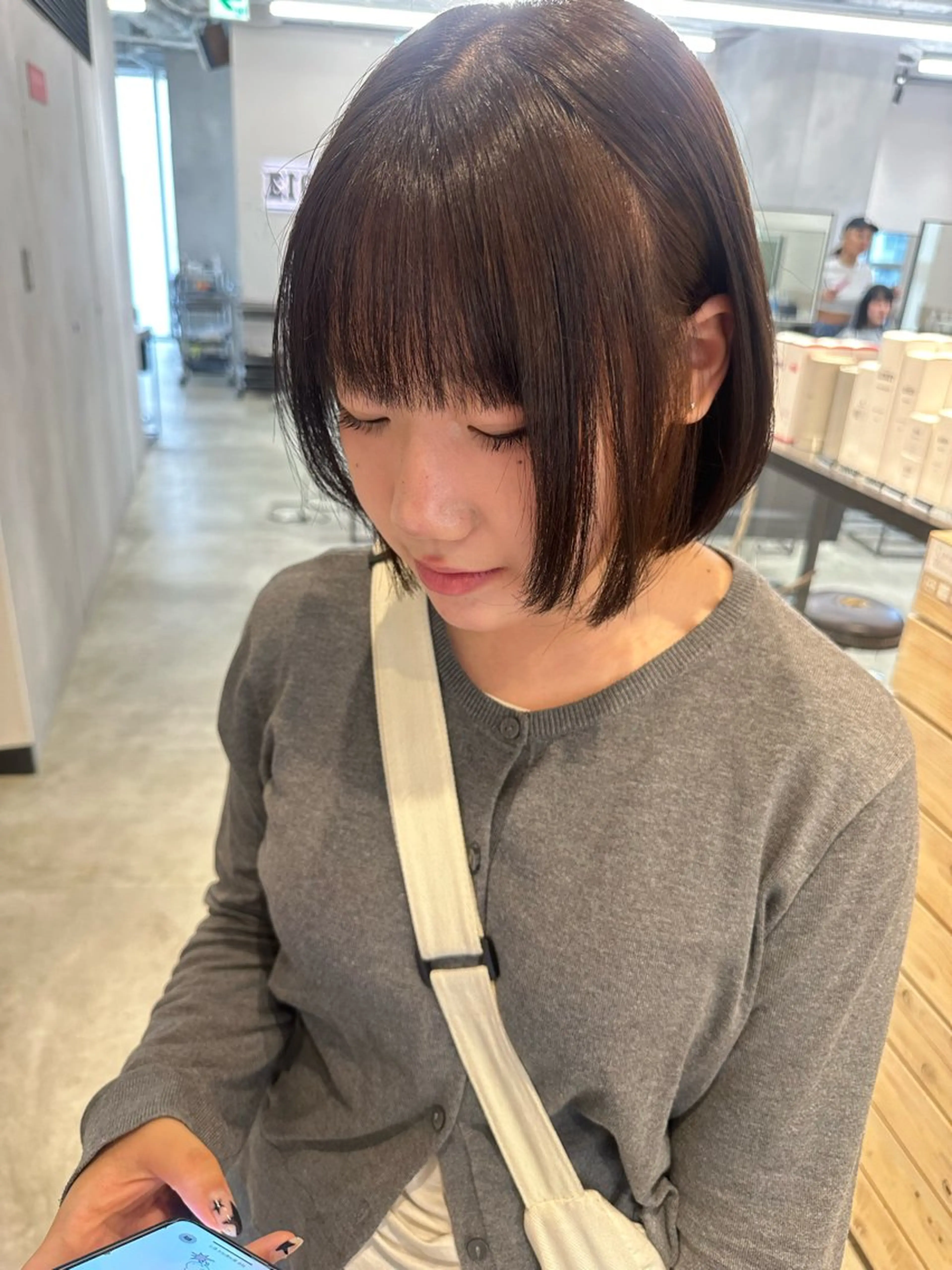 ショート ボブ 韓国風ヘア 🎀韓国/髪質改善 長野美和🎀のヘアスタイル