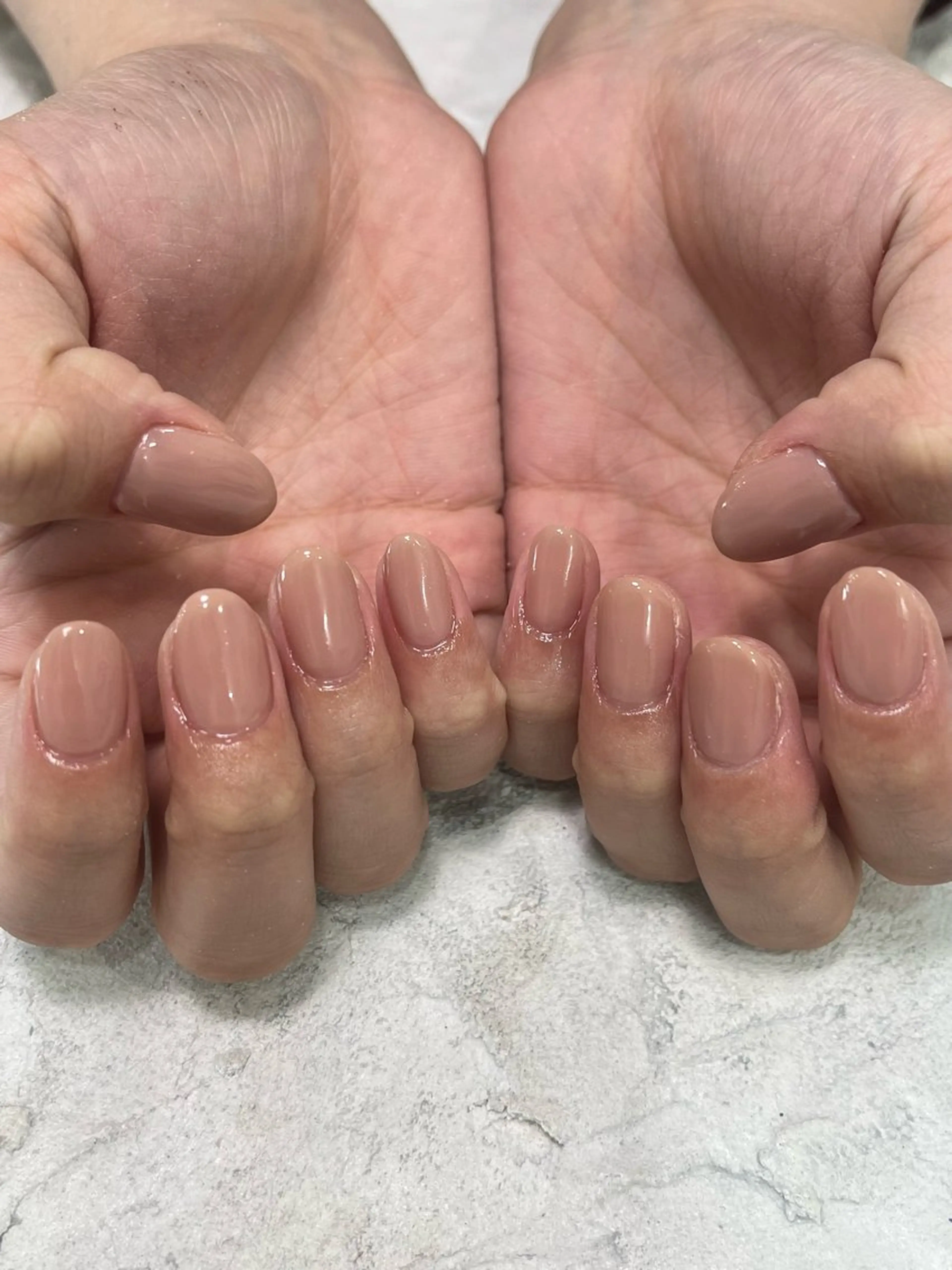 ネイル ワンカラーネイル サニーヒルズ藤沢 水口のネイルデザイン