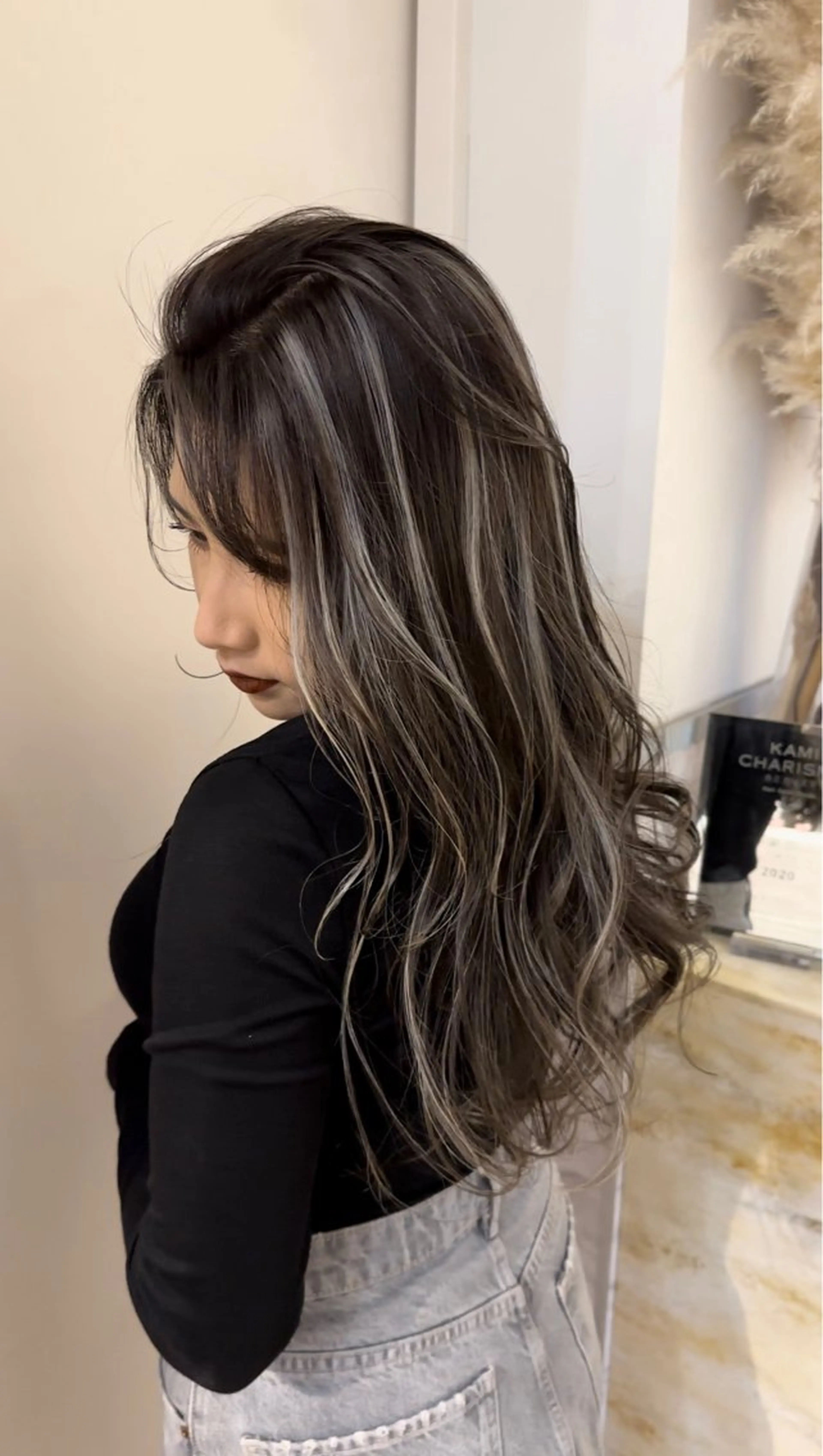 ロング カラー ヘアアレンジ メンズ Dimo＆所属・ハイライトカラー /ダイスケのヘアスタイル