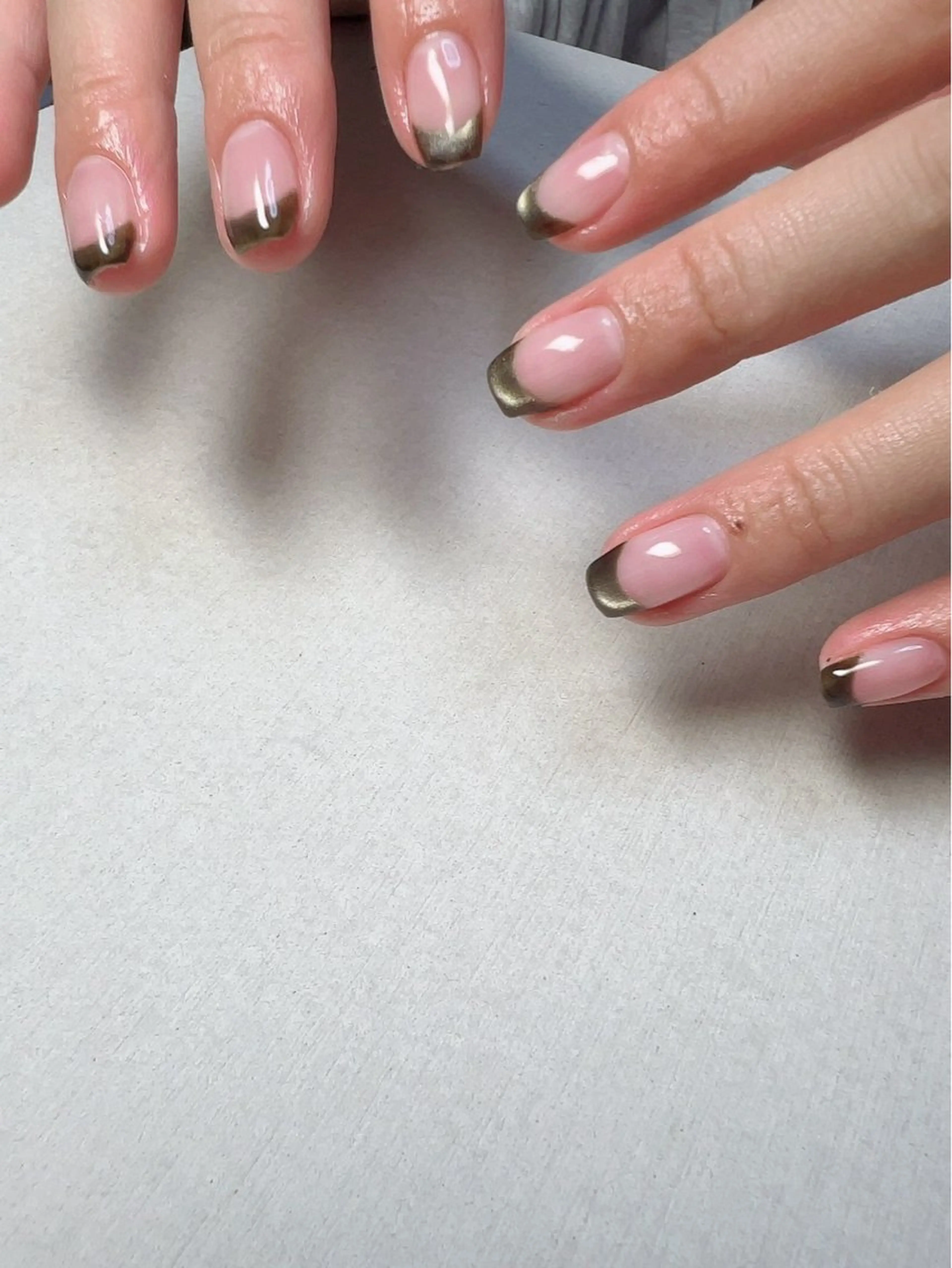 ネイル アートネイル フレンチネイル 氷ネイル・うるうるネイル マグネットネイル 冬ネイル irooo 21のネイルデザイン