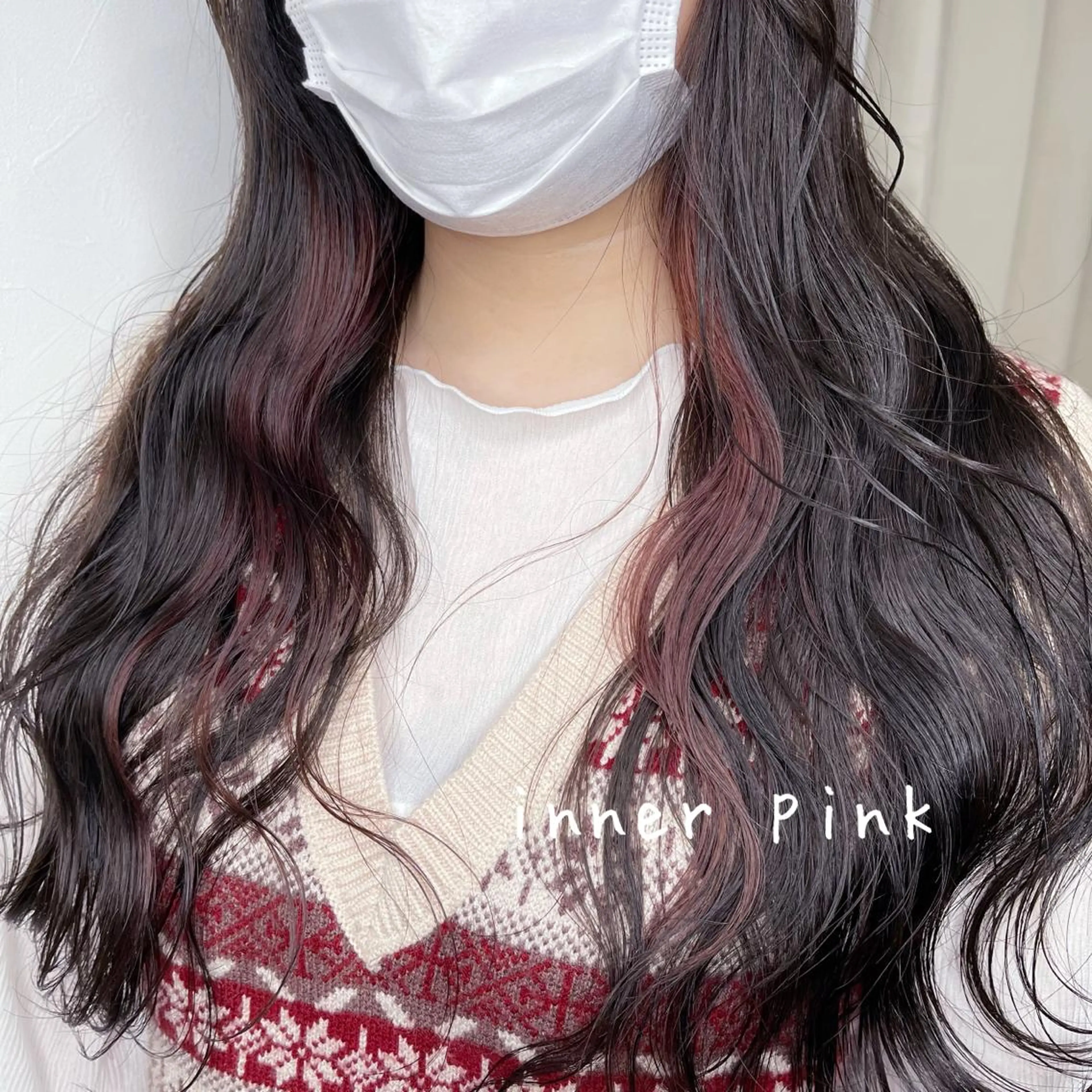 ロング カラー ブリーチ ケアブリーチ インナーカラー ピンクカラー カット ヘアカラー トリートメント Jewel Box所属・髪質改善ストレート 特化⭐️杉本奈稀沙のヘアスタイル