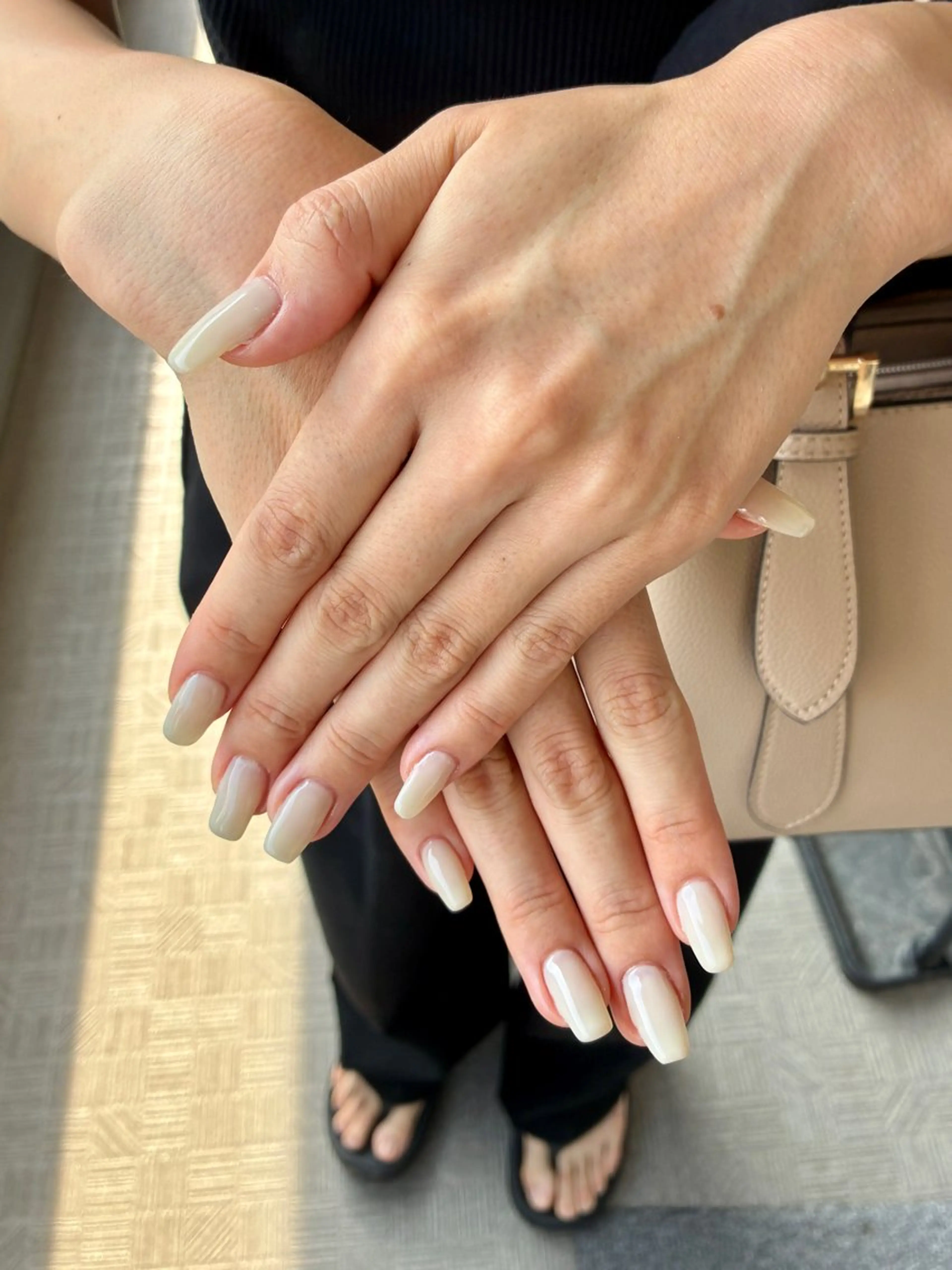 ネイル スクエアネイル ハンドネイル nue所属・nue ひなたのネイルデザイン