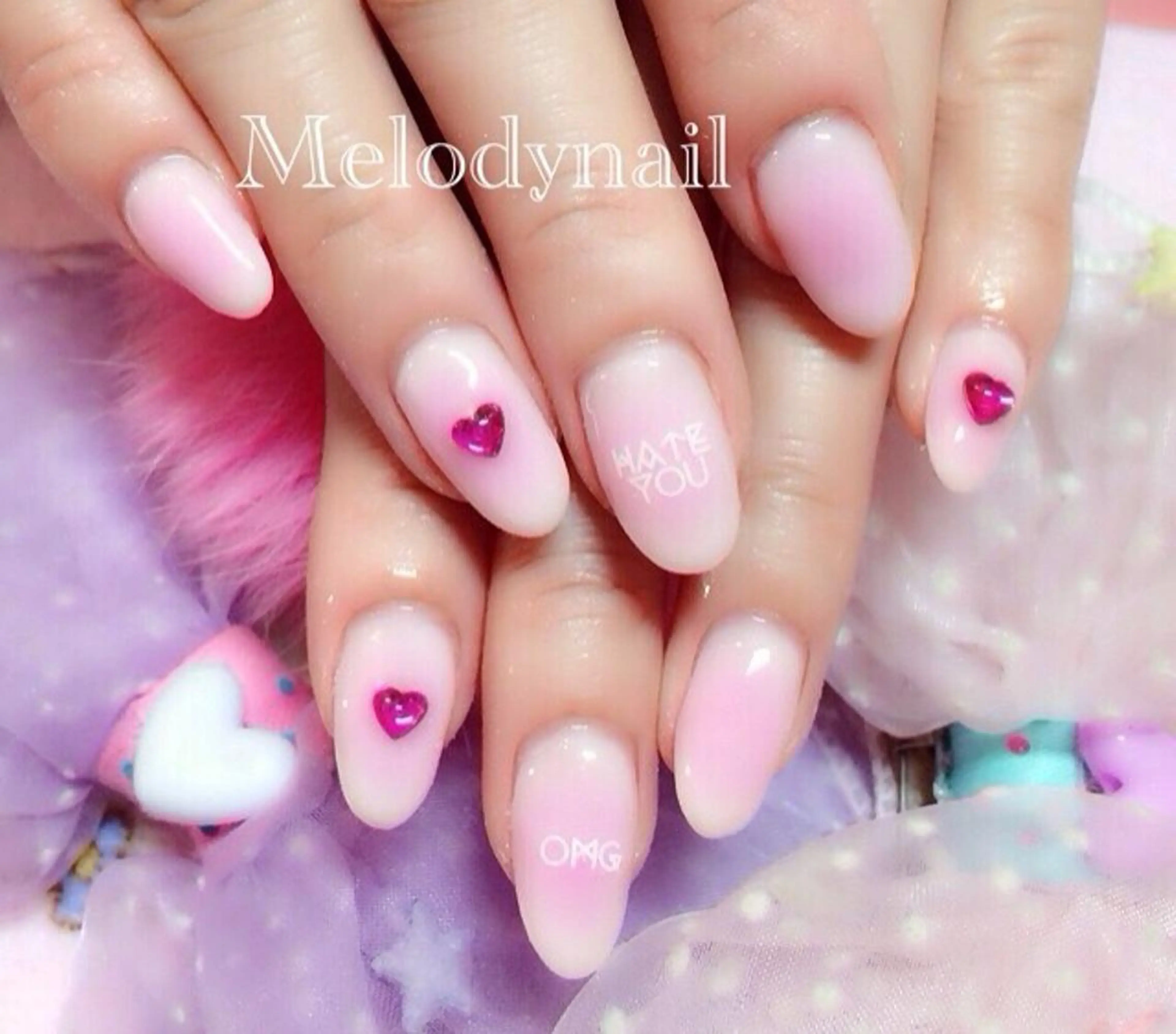 ネイル チークネイル スカルプネイル Melodynail所属・Melody nailのネイルデザイン