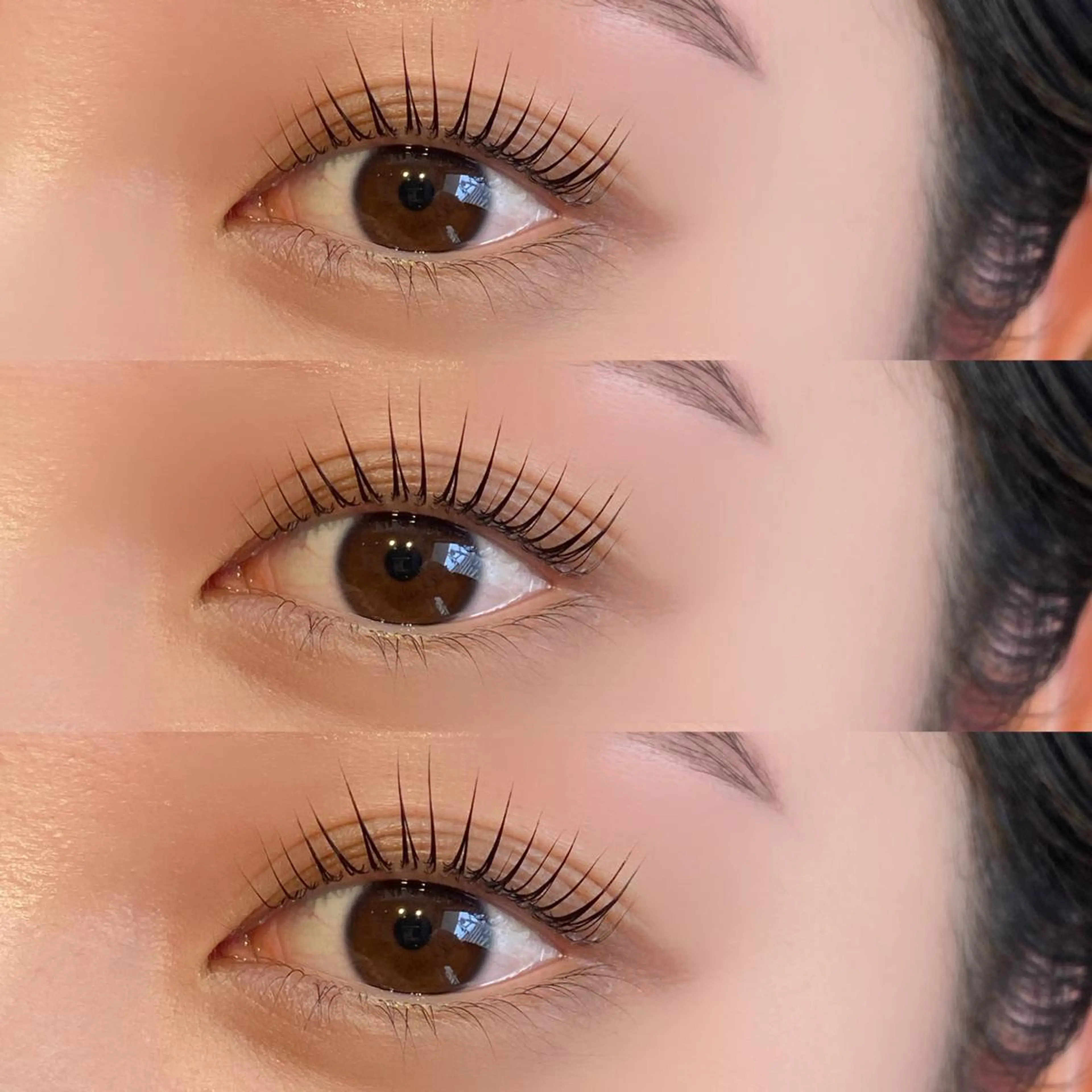 マツエク・マツパ 松野桃香♡ 束感eyelashのマツエク・マツパデザイン