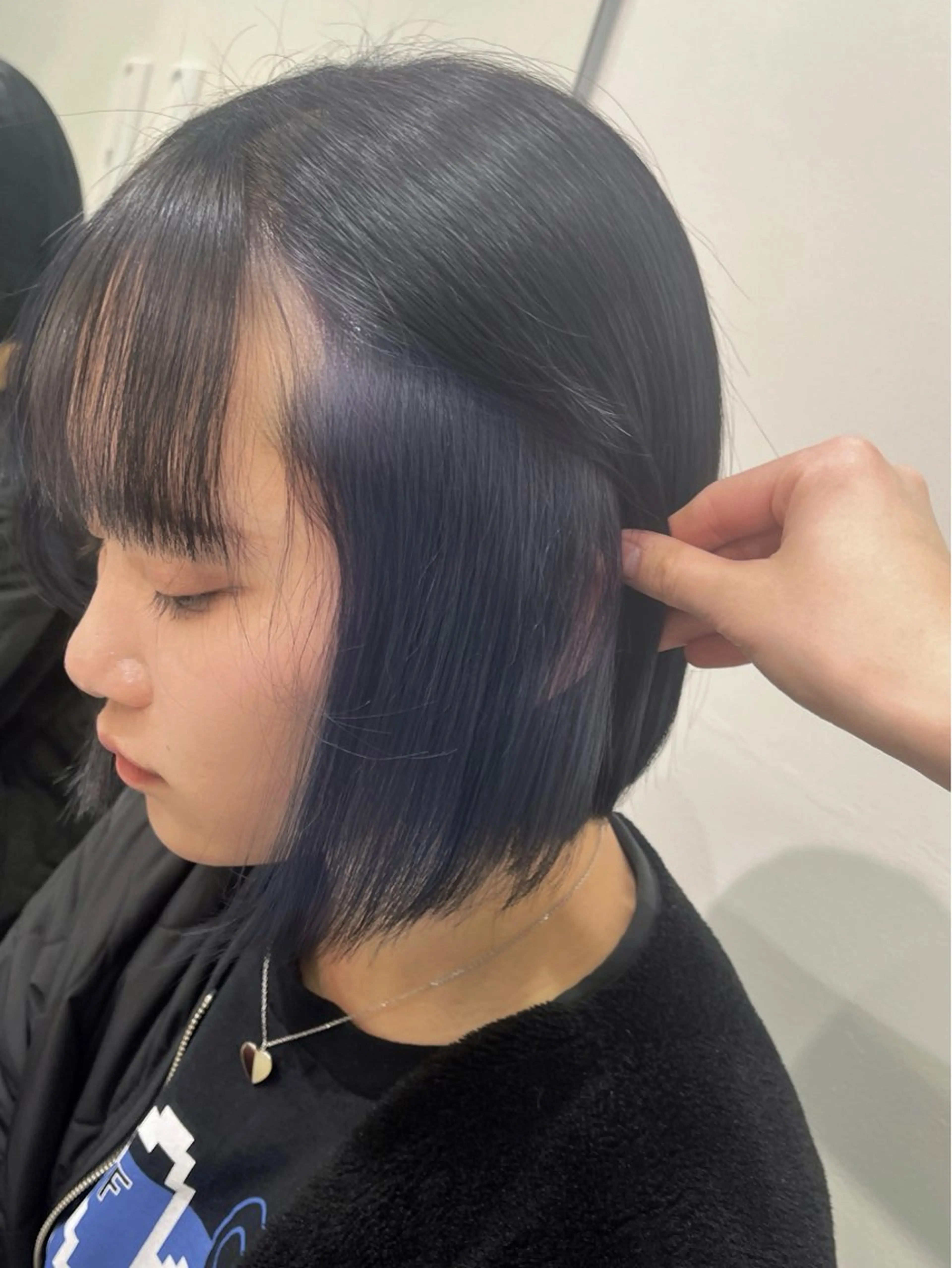 ミディアム ヘアカラー Xena ria 衣織/ブリーチカラーのヘアスタイル