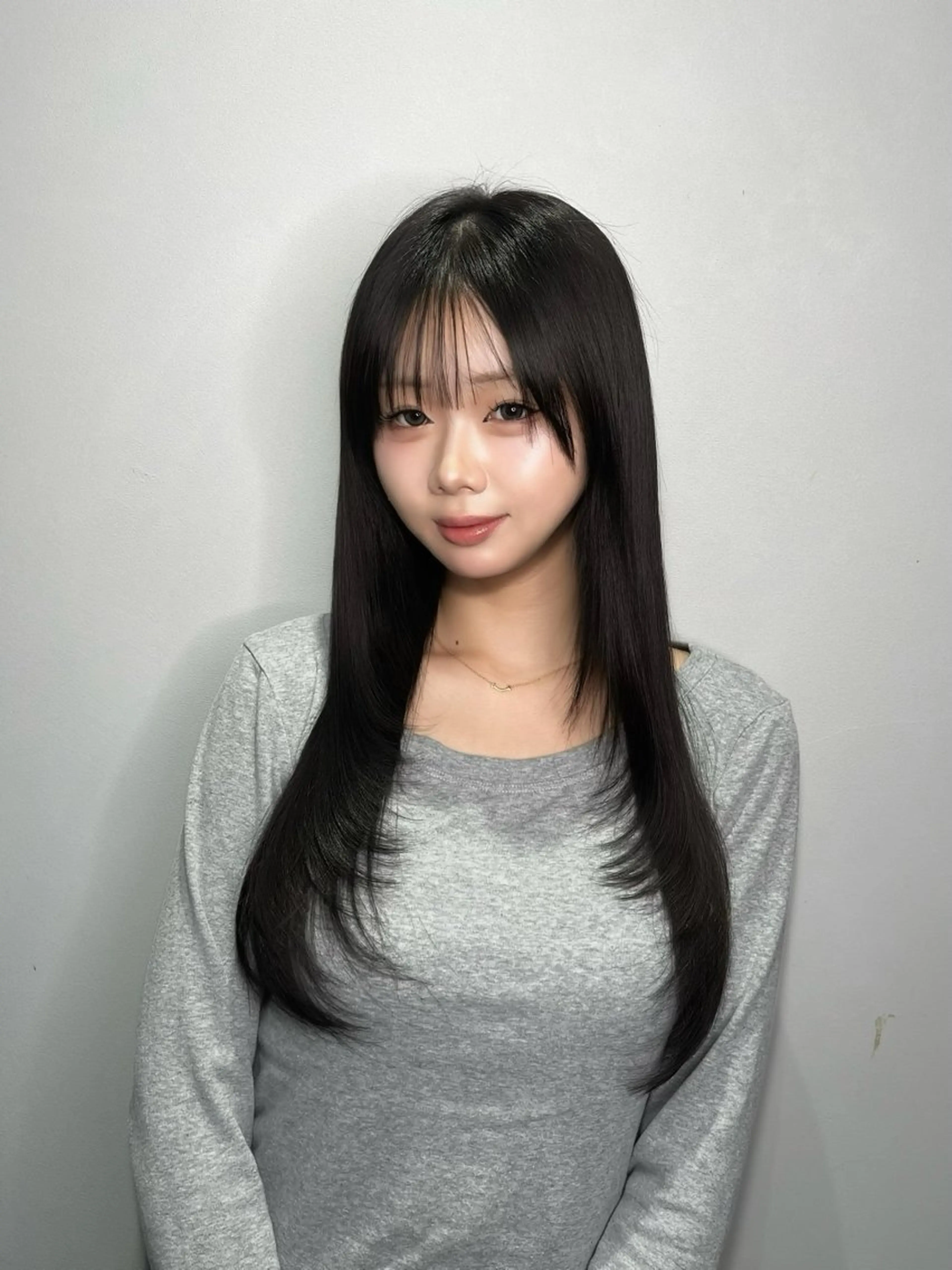 ロング カラー カット ヘアカラー トリートメント etora 渋谷所属・ワンホンヘア🇨🇳 髪質改善/itaruのヘアスタイル