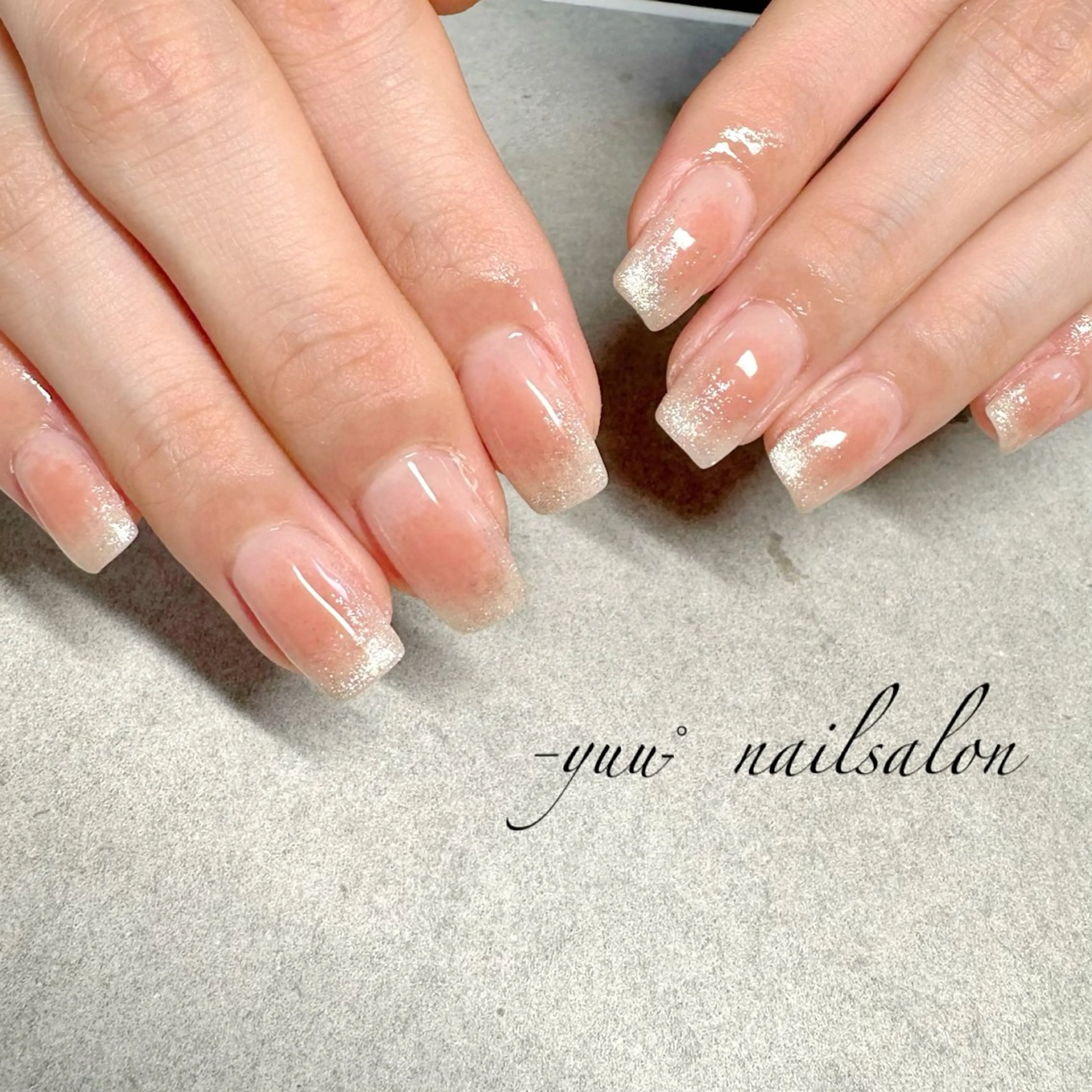 ネイル チークネイル グラデーション マグネットネイル -yuu-所属・Lino ﾟのネイルデザイン