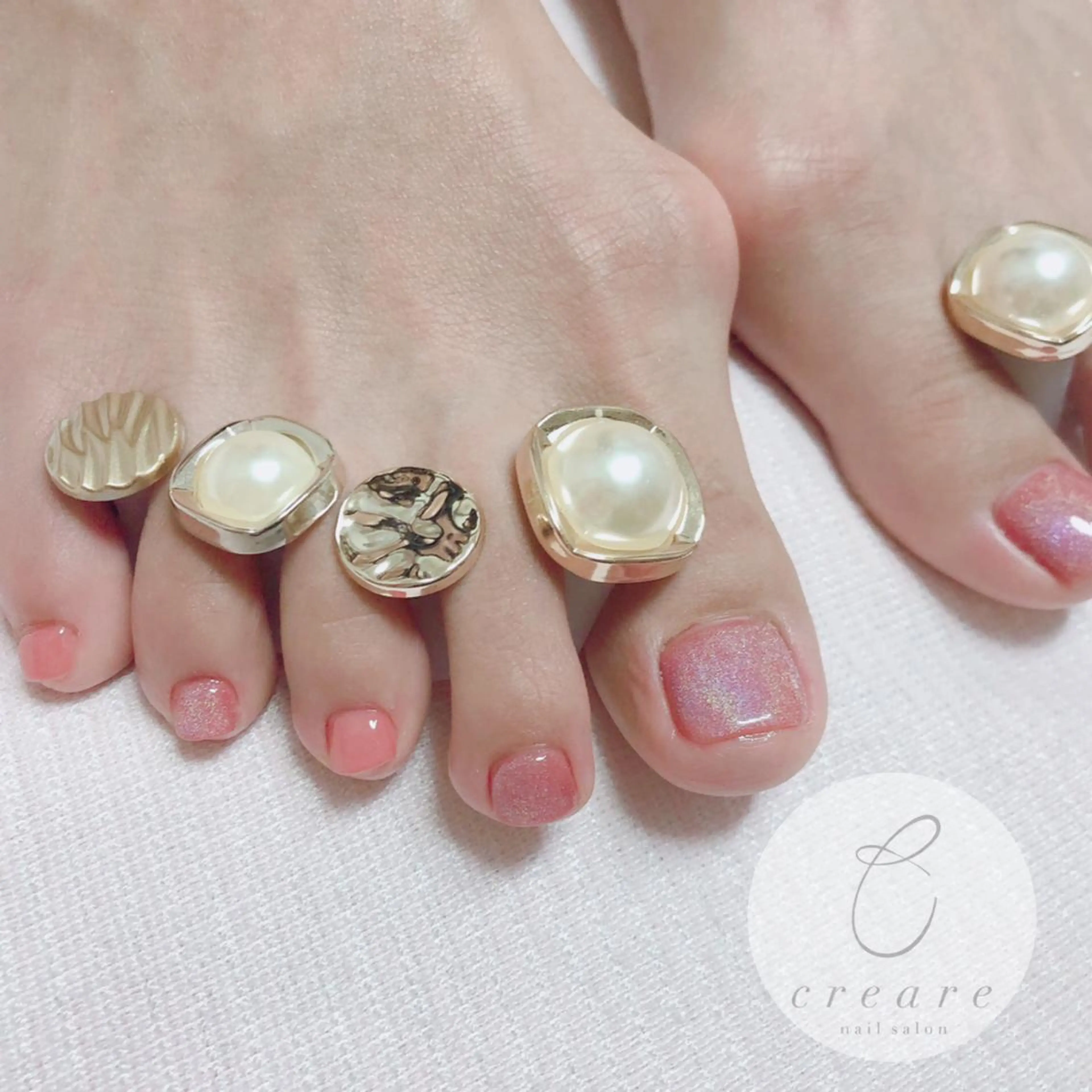 ネイル フットネイル ジェルネイル マグネットネイル オフィスネイル ワンカラーネイル 辻野 和枝のネイルデザイン