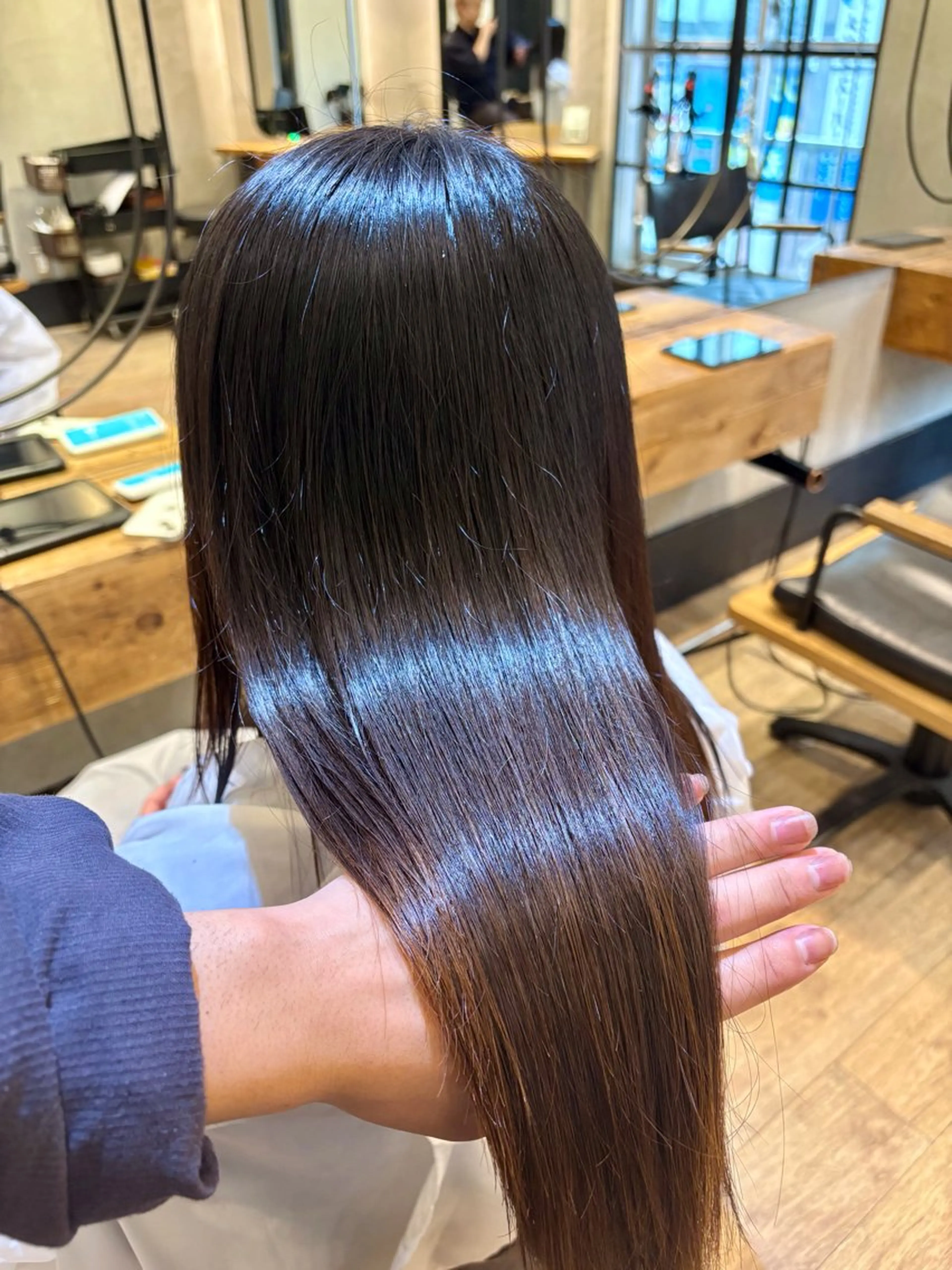 セミロング 髪質改善 縮毛矯正 新宿/カット/ 縮毛矯正/かずまのヘアスタイル