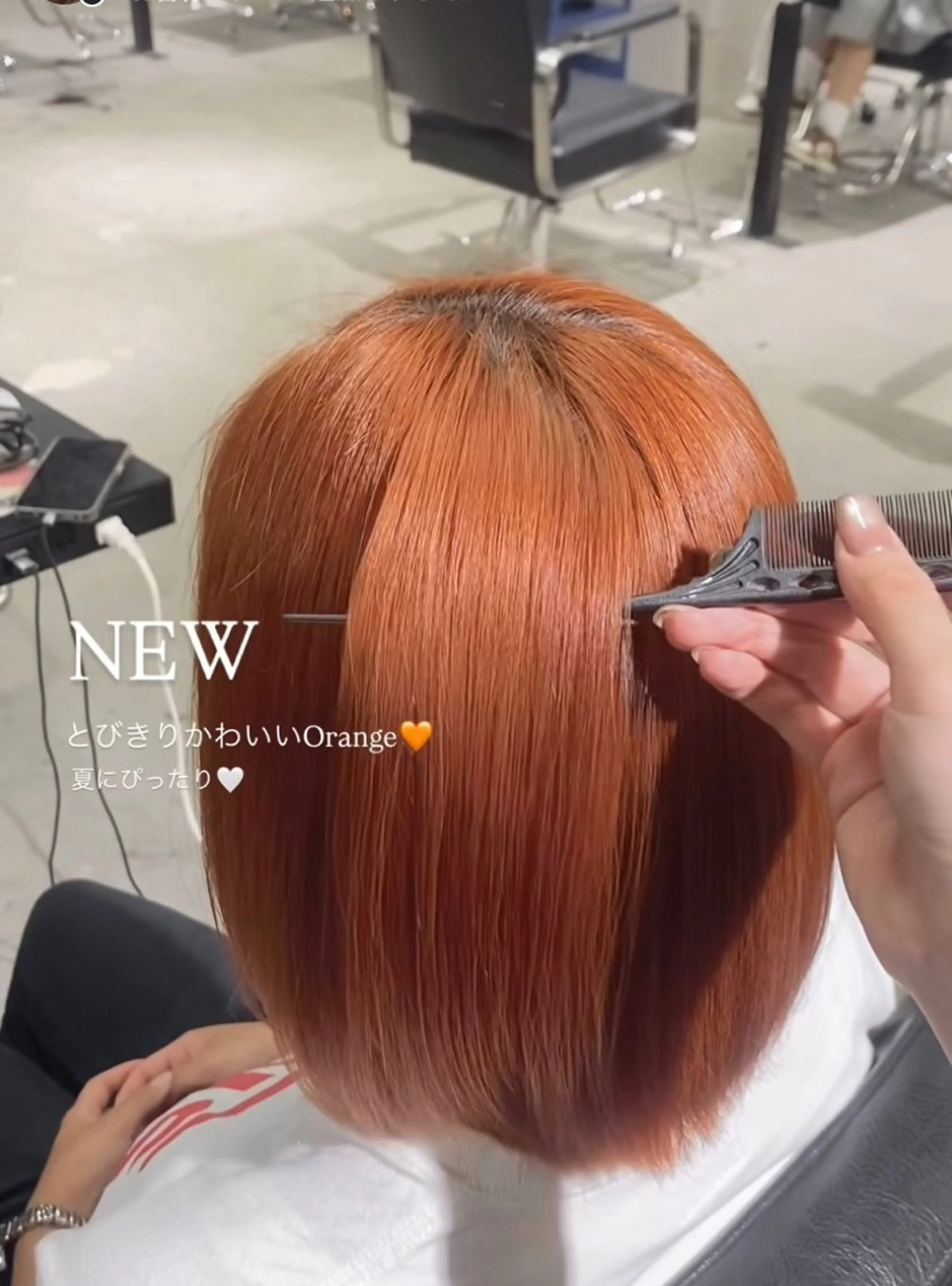 セミロング カラー ヘアカラー トレンドスタイル/ ワンホン/YURIのヘアスタイル