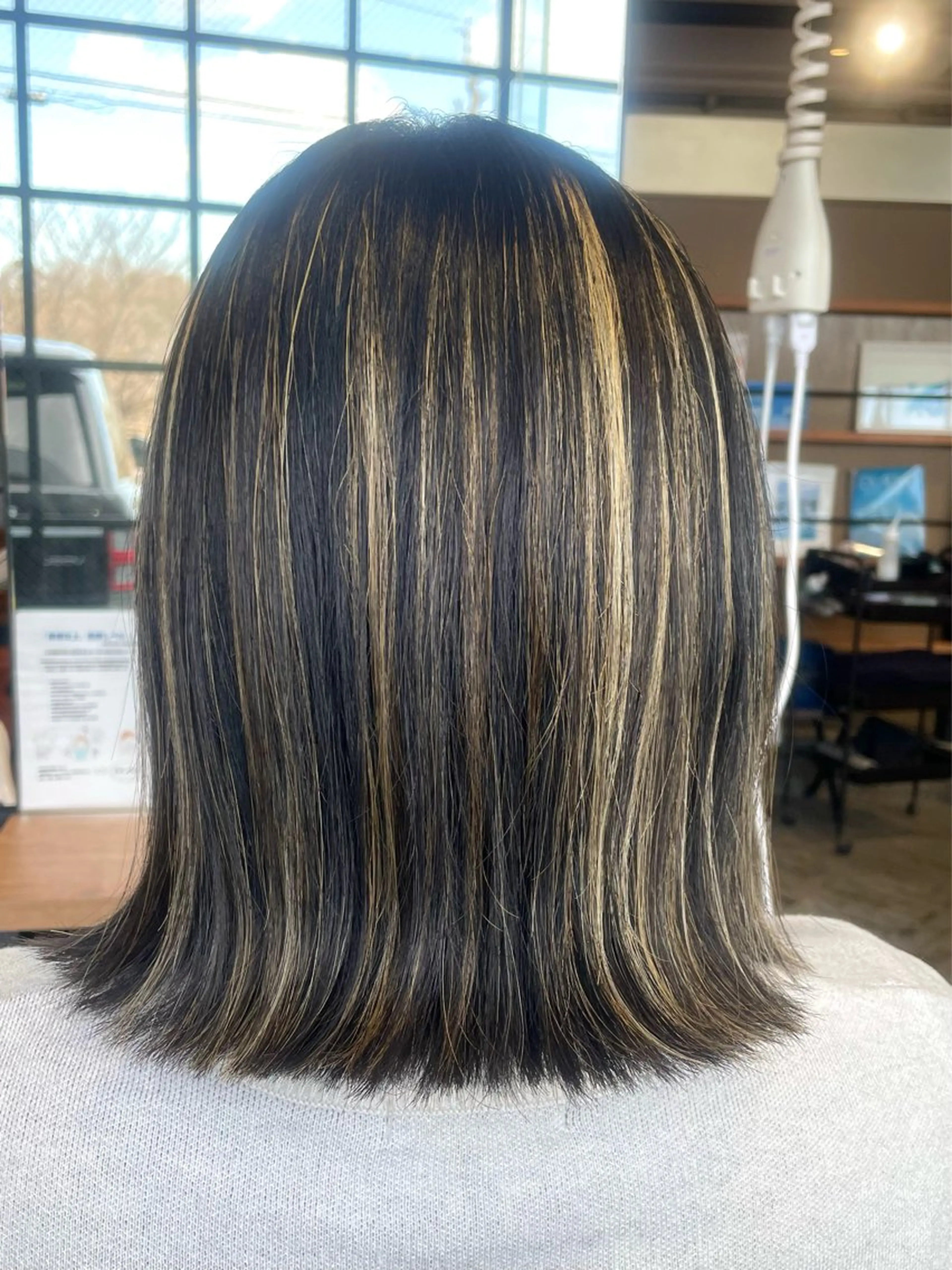ミディアム 切りっぱなしボブ ボブ DELA🔹 ANNAのヘアスタイル