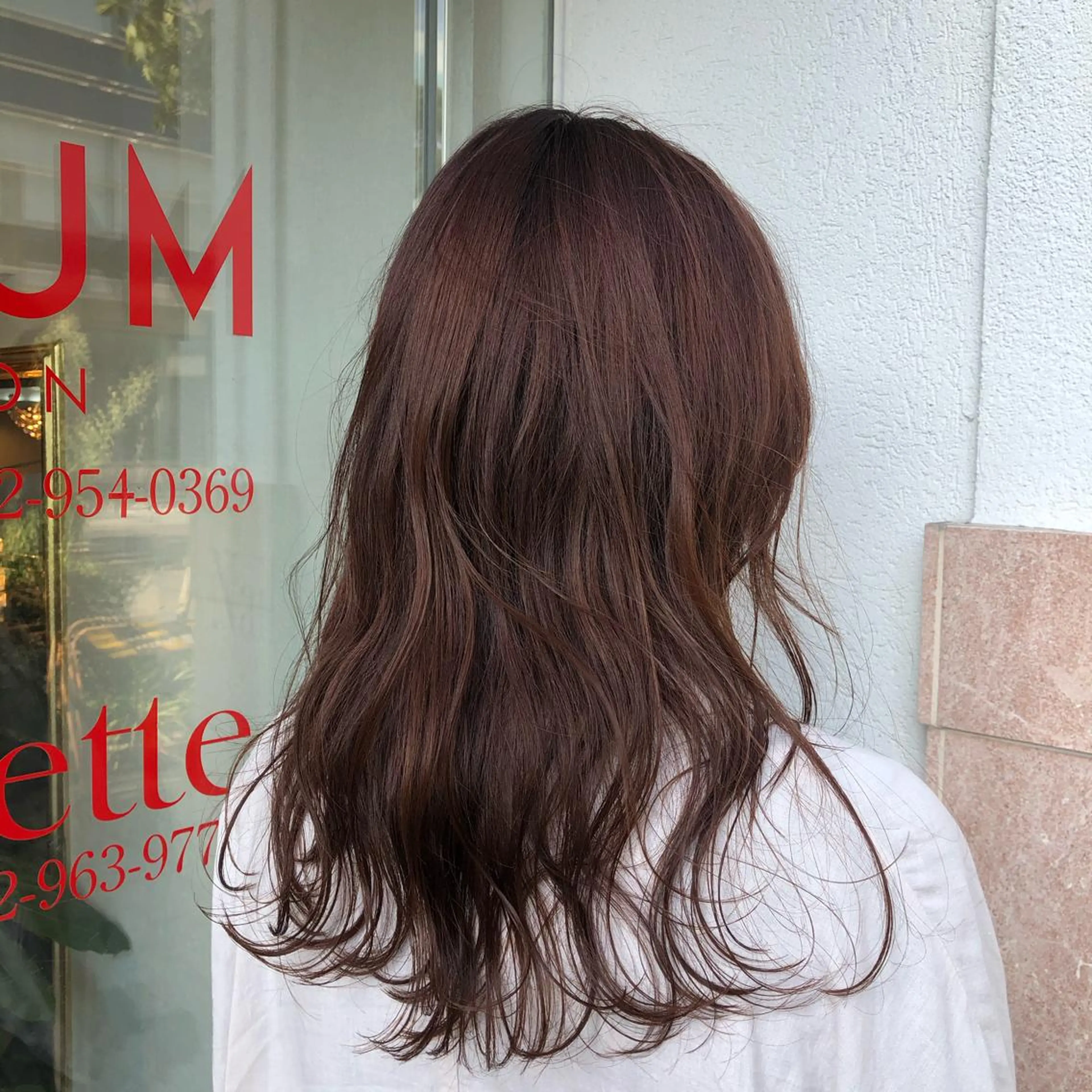 カラー ベージュカラー オレンジ オレンジベージュ トルクアータ伏見 MIKUのヘアスタイル