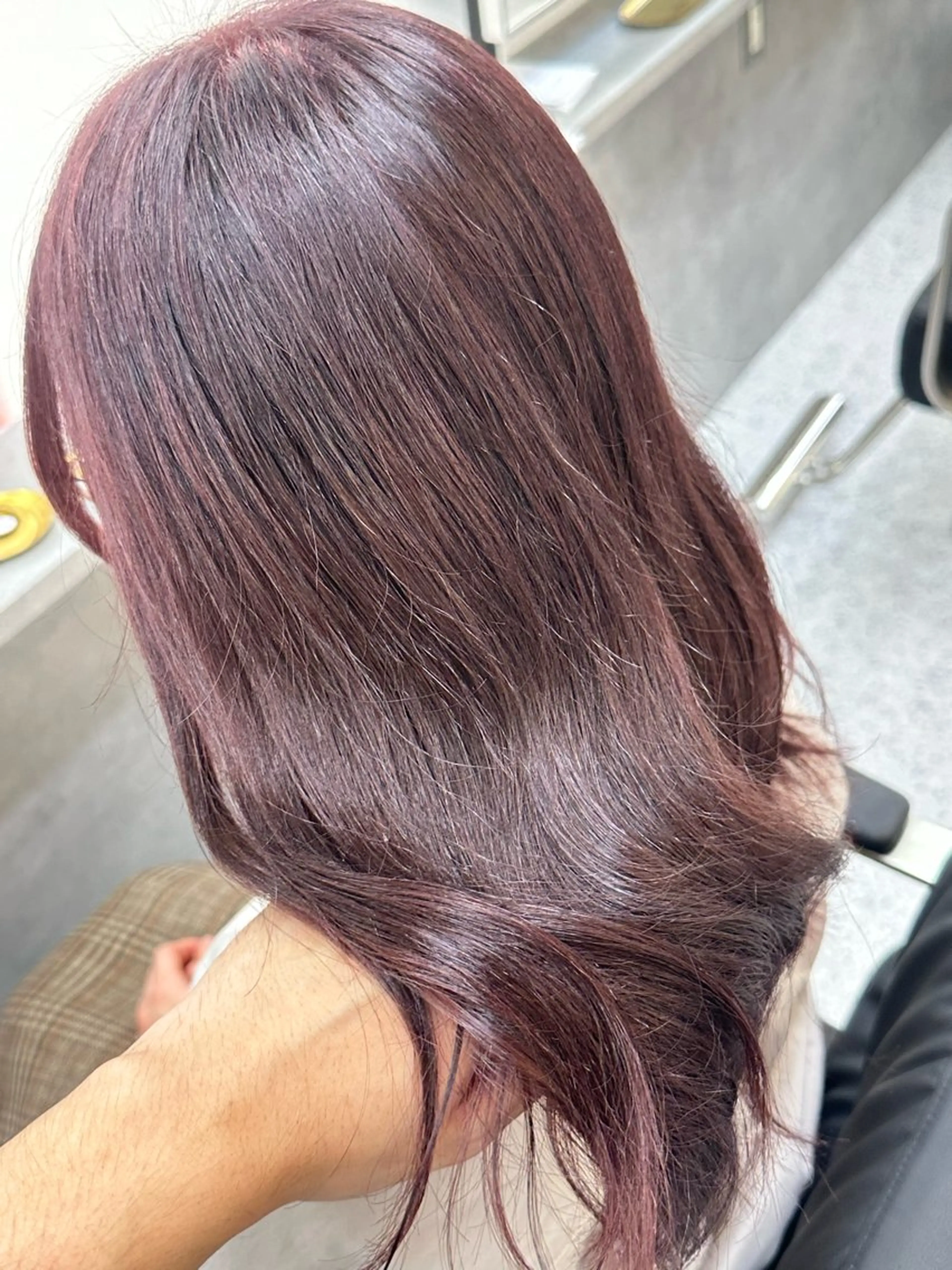 ロング カラー ヘアアレンジ ヘアカラー トリートメント 久米 治仁のヘアスタイル