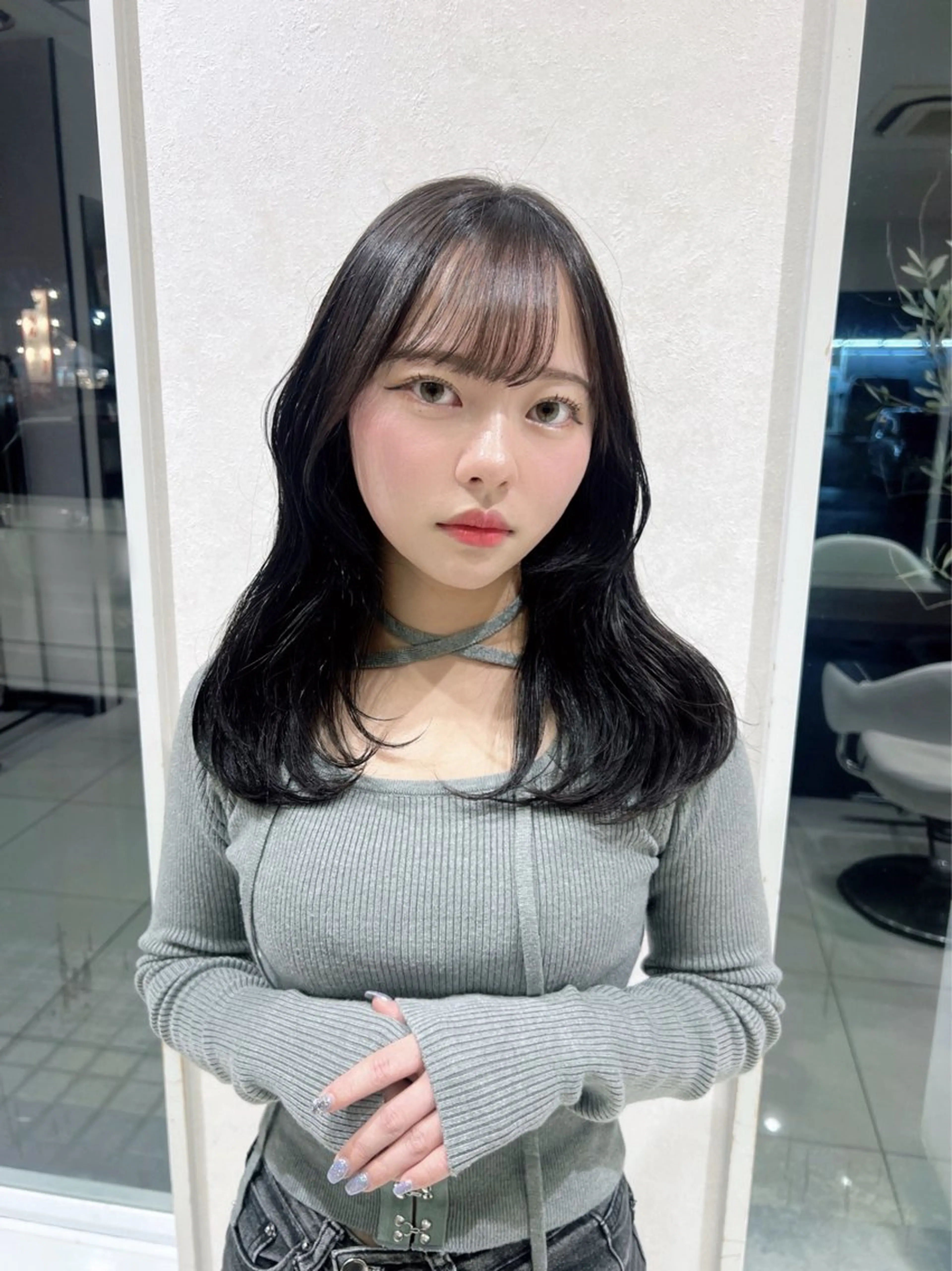 カラー カット ヘアカラー nehus nagaoka所属・🦋Imai Mizuki🦋‪のヘアスタイル
