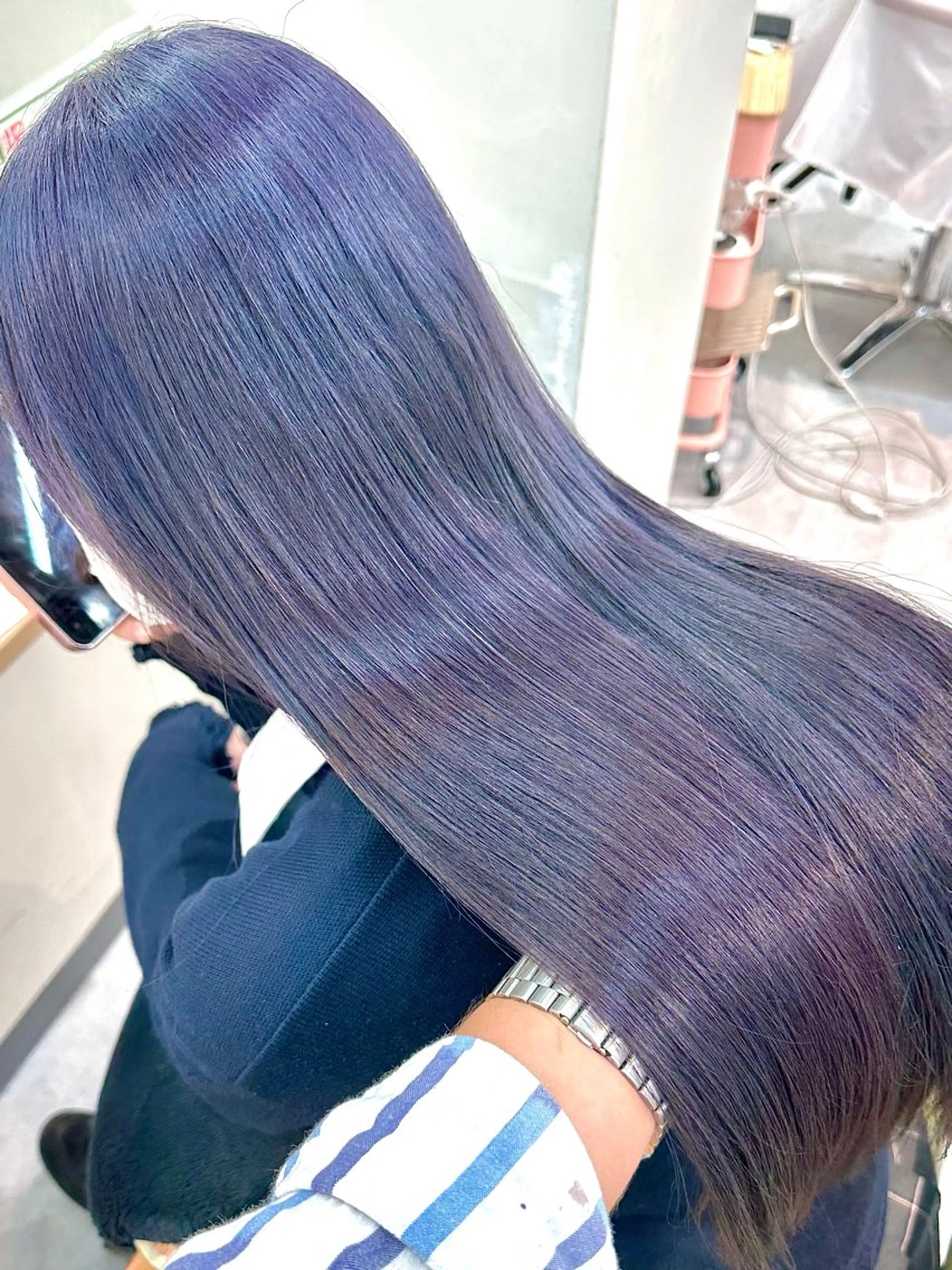 ロング カラー パーマ 縮毛矯正 カット ヘアカラー 縮毛矯正 トリートメント ヘアセット 💘カラー特化美容師 尾崎拓己のヘアスタイル