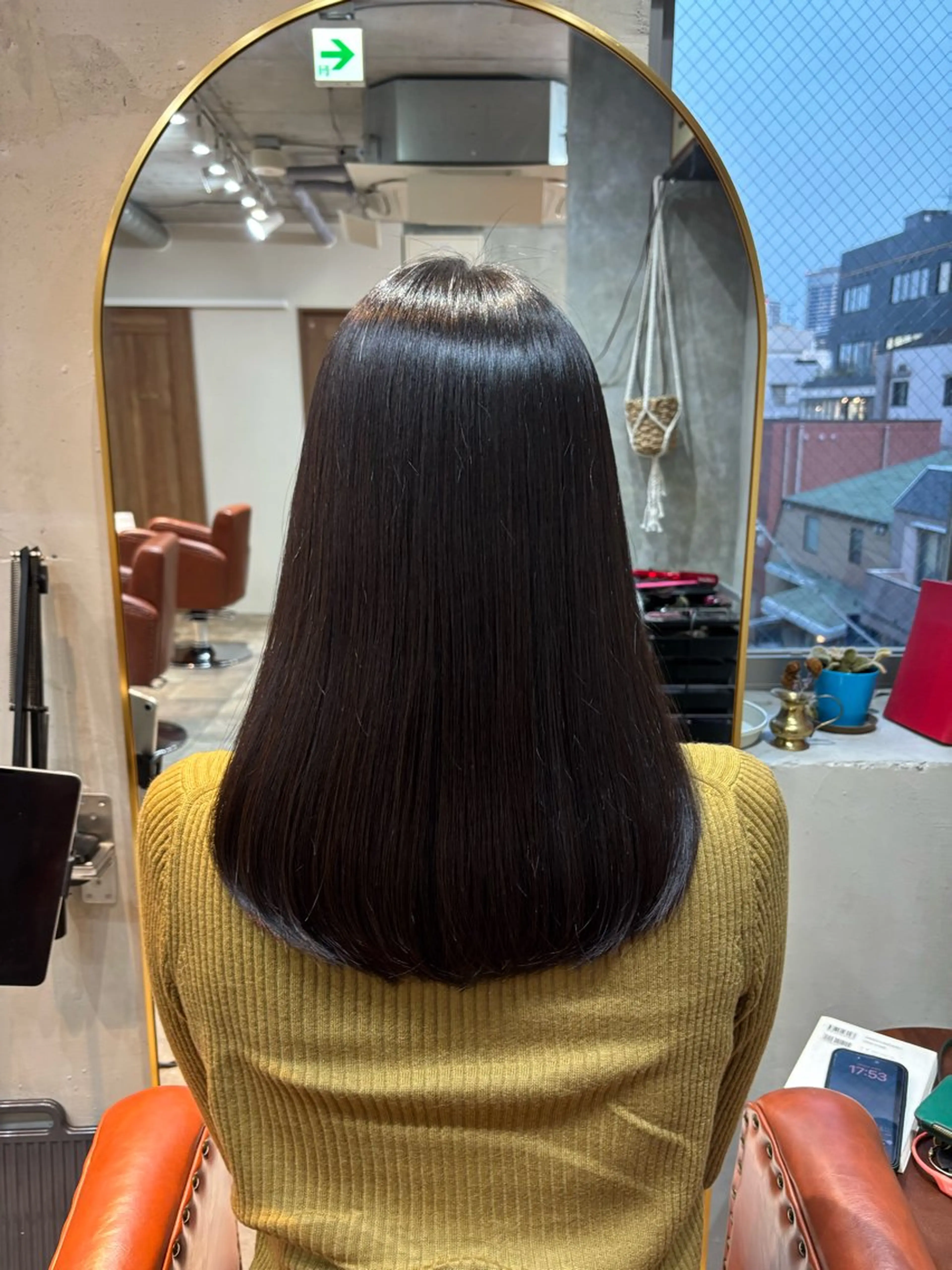 セミロング 髪質改善 ♡髪質改善ストレート 清水歩美♡のヘアスタイル
