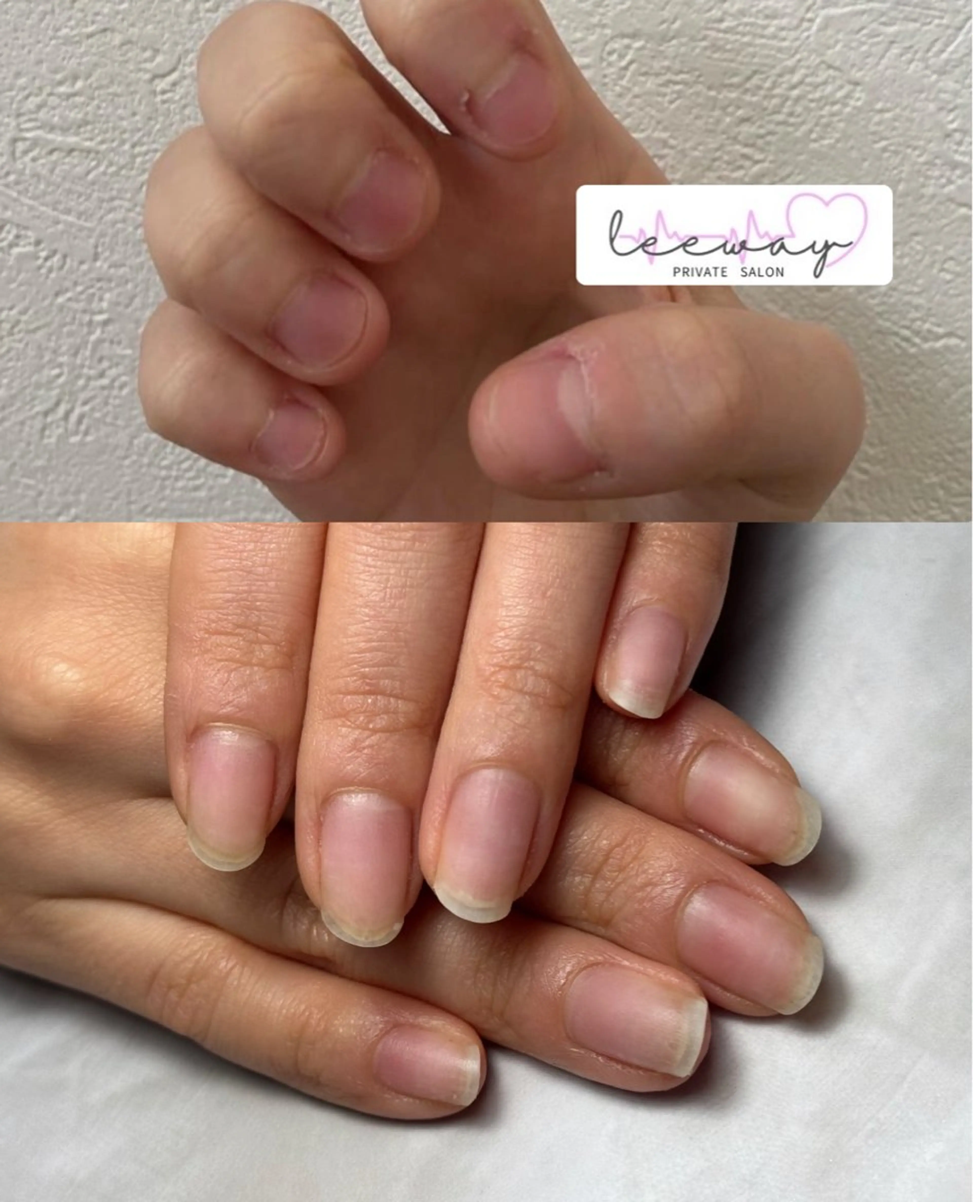ネイル 自爪育成／ケアサロン 🤍leewayのネイルデザイン