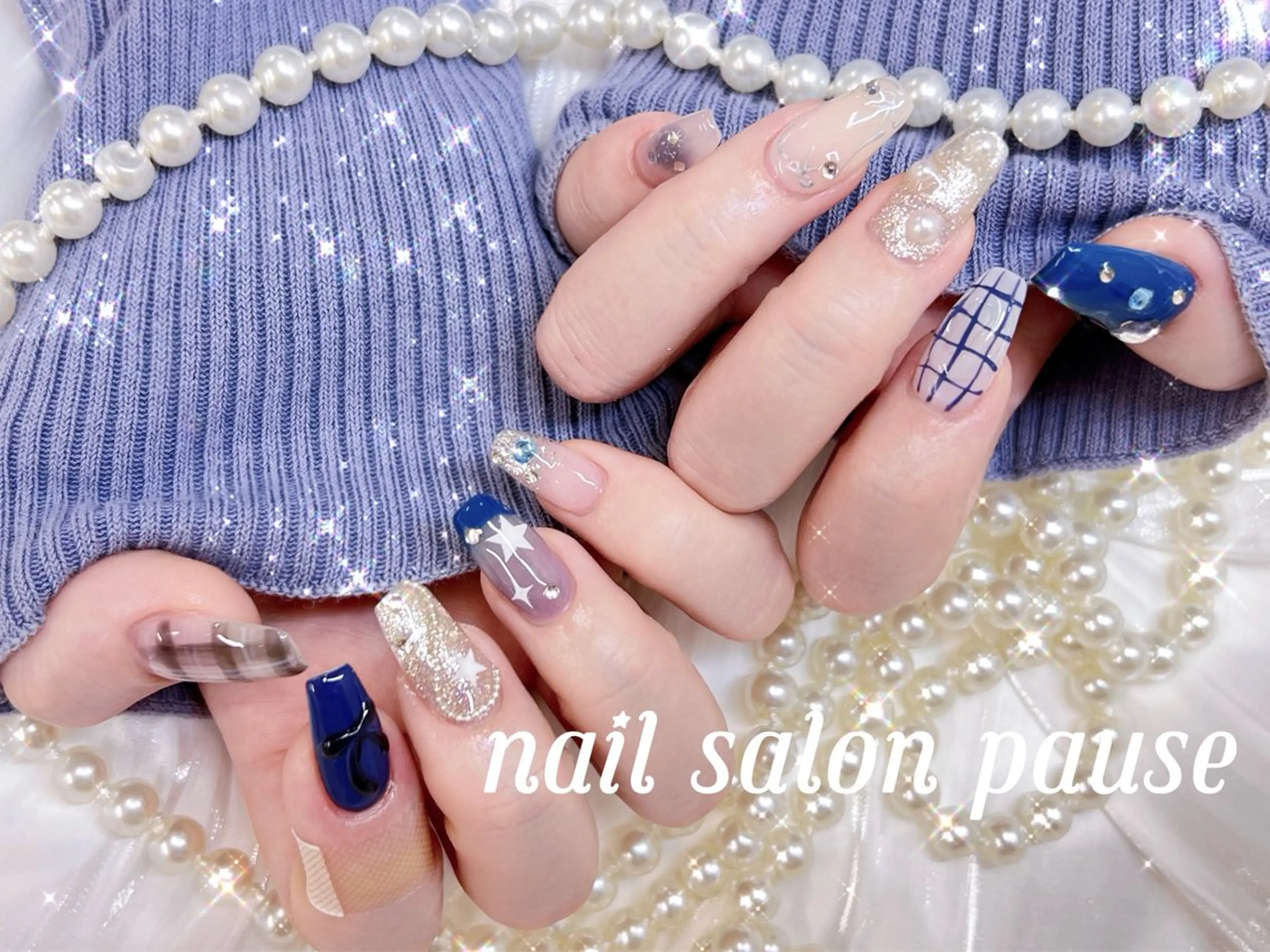 ネイル ハンドネイル ハンドケア nail salon pause✨のネイルデザイン