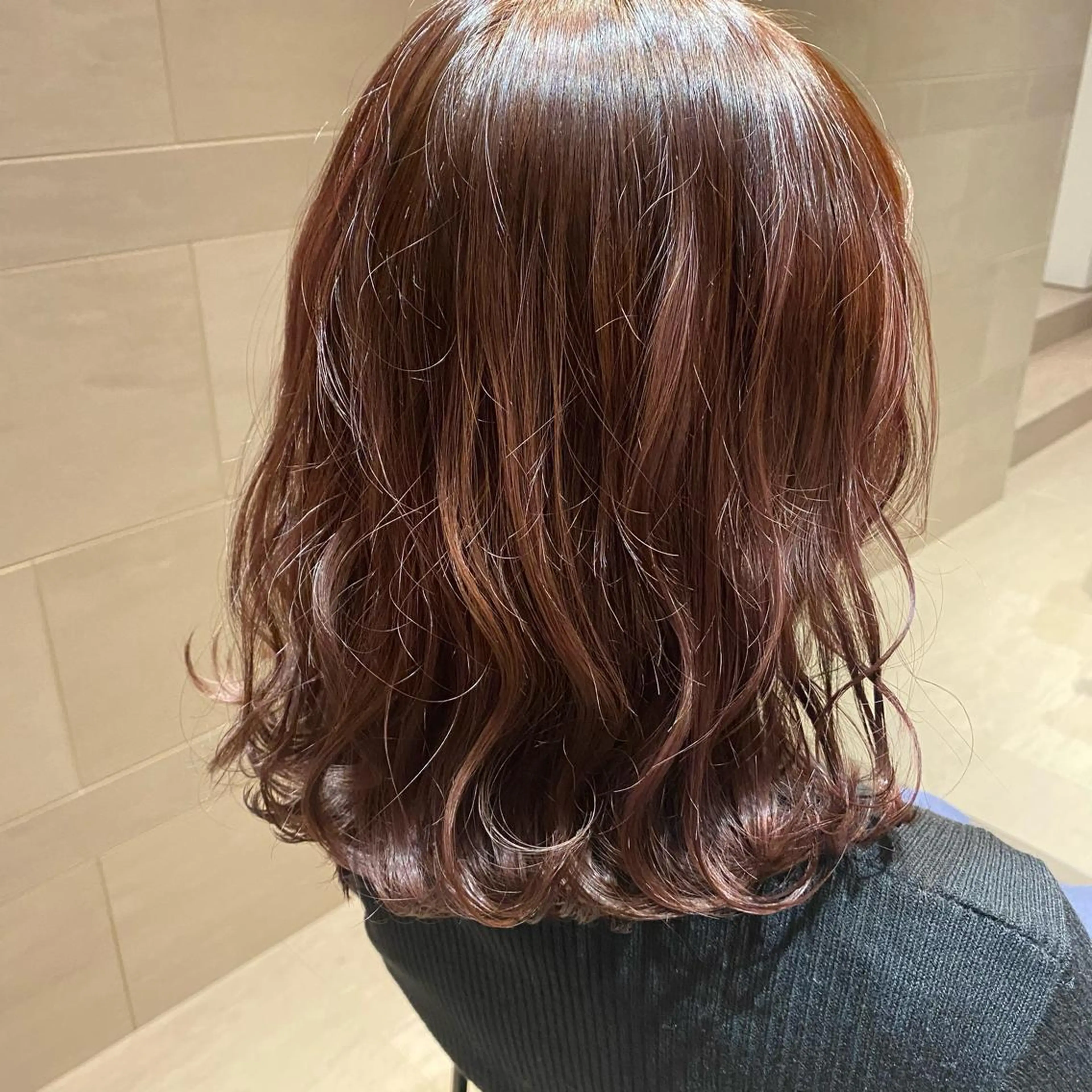 ミディアム カラー ピンクカラー バイオレットカラー SENSE beauty salon所属・髪質改善/カラー/ カット/富岡佑麻のヘアスタイル